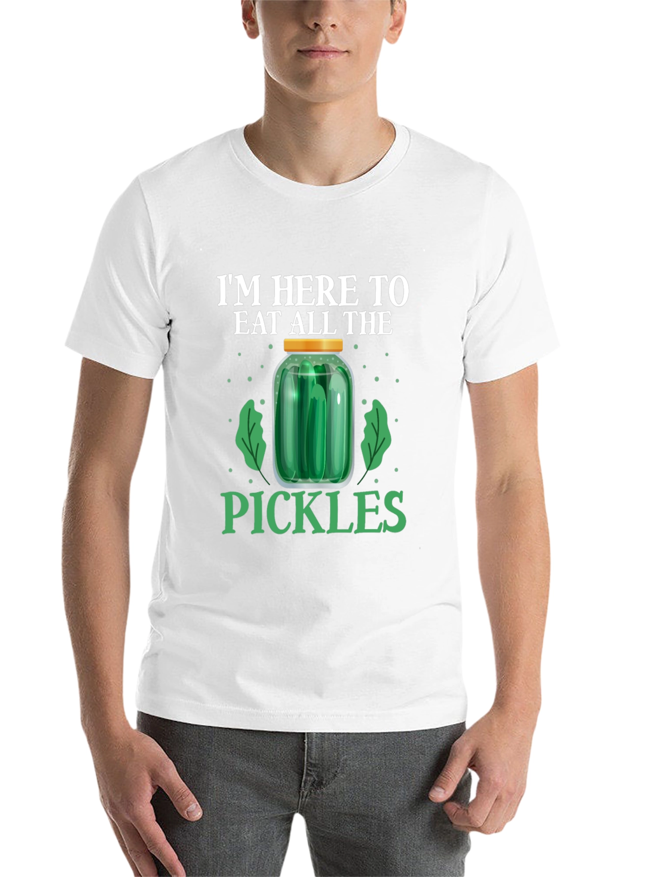 Black Eat All The Pickles Graphic T-Shirt view 14