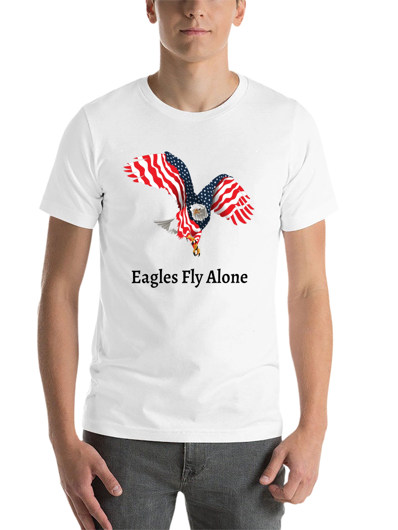 Black American Eagle Graphic Tee view 14