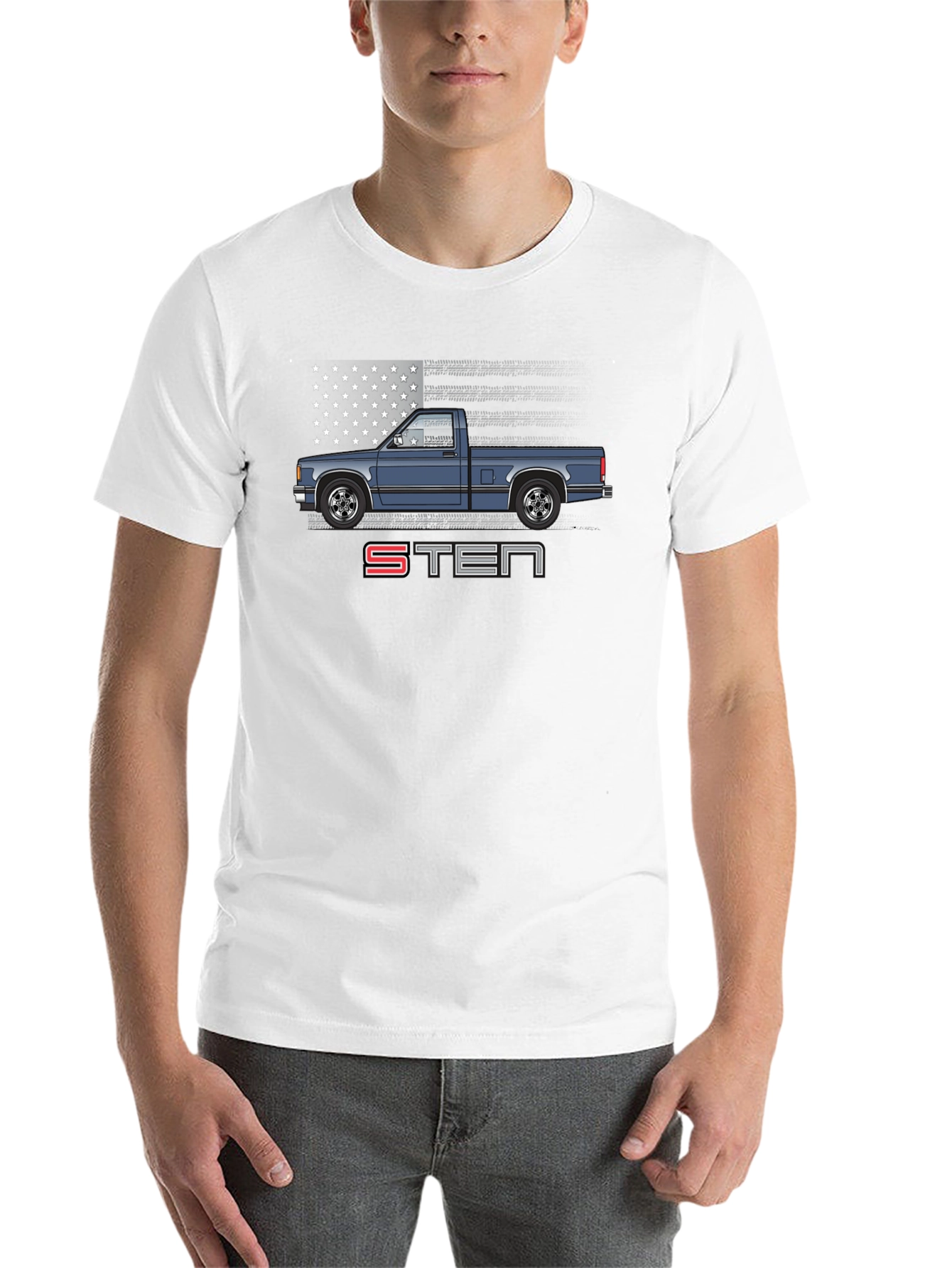 Black S10 Truck Graphic T-Shirt - Classic Pickup Tee view 14