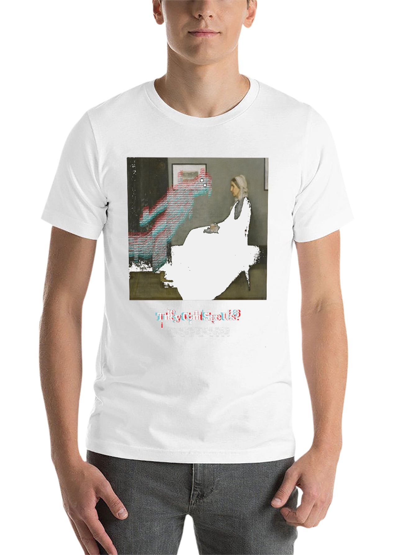 Black Artistic Graphic Tee: They Can See Us view 14