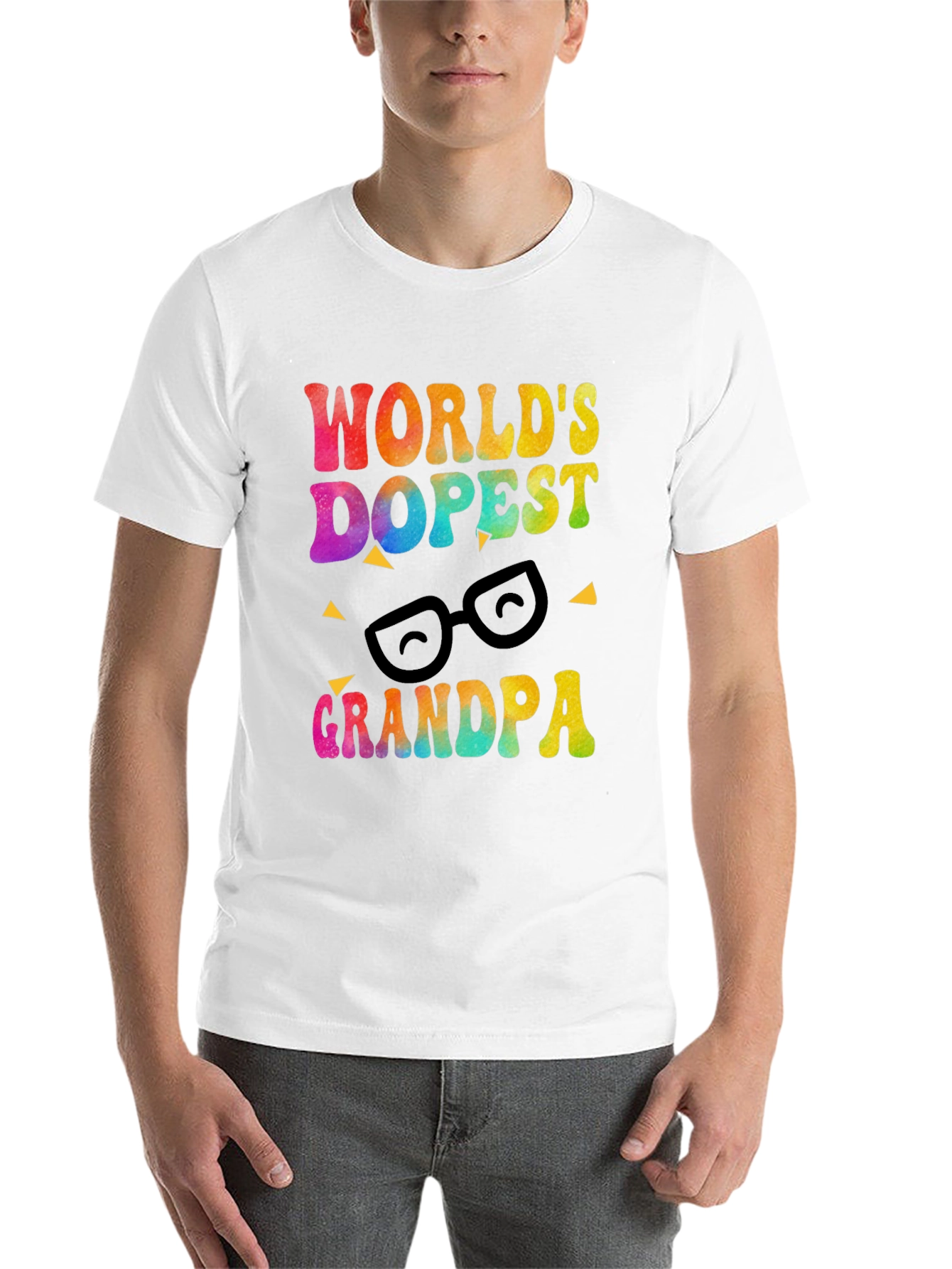 Black World's Dopest Grandpa T-Shirt view 14