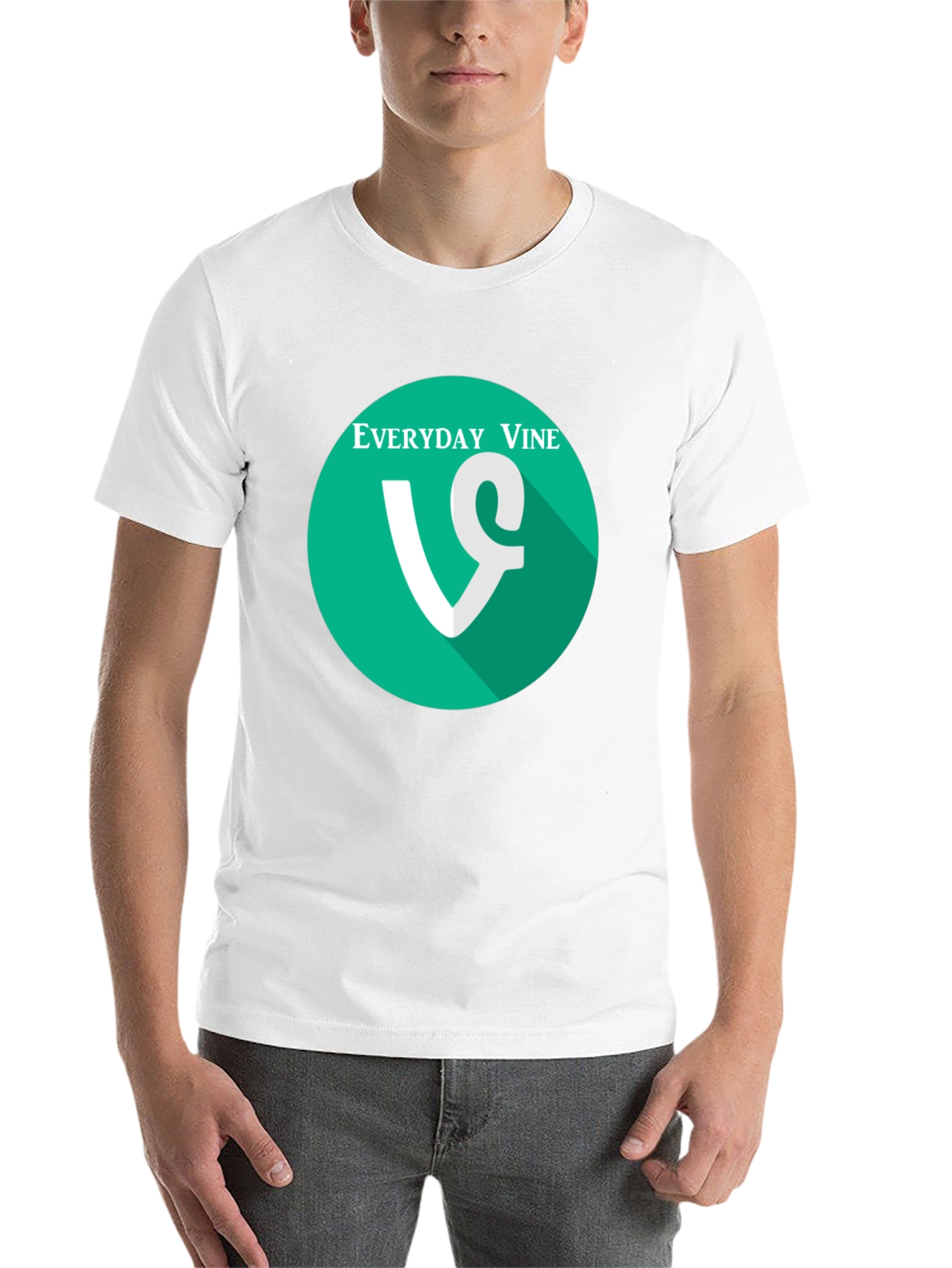 Black Everyday Vine T-Shirt - Black Graphic Tee view 14