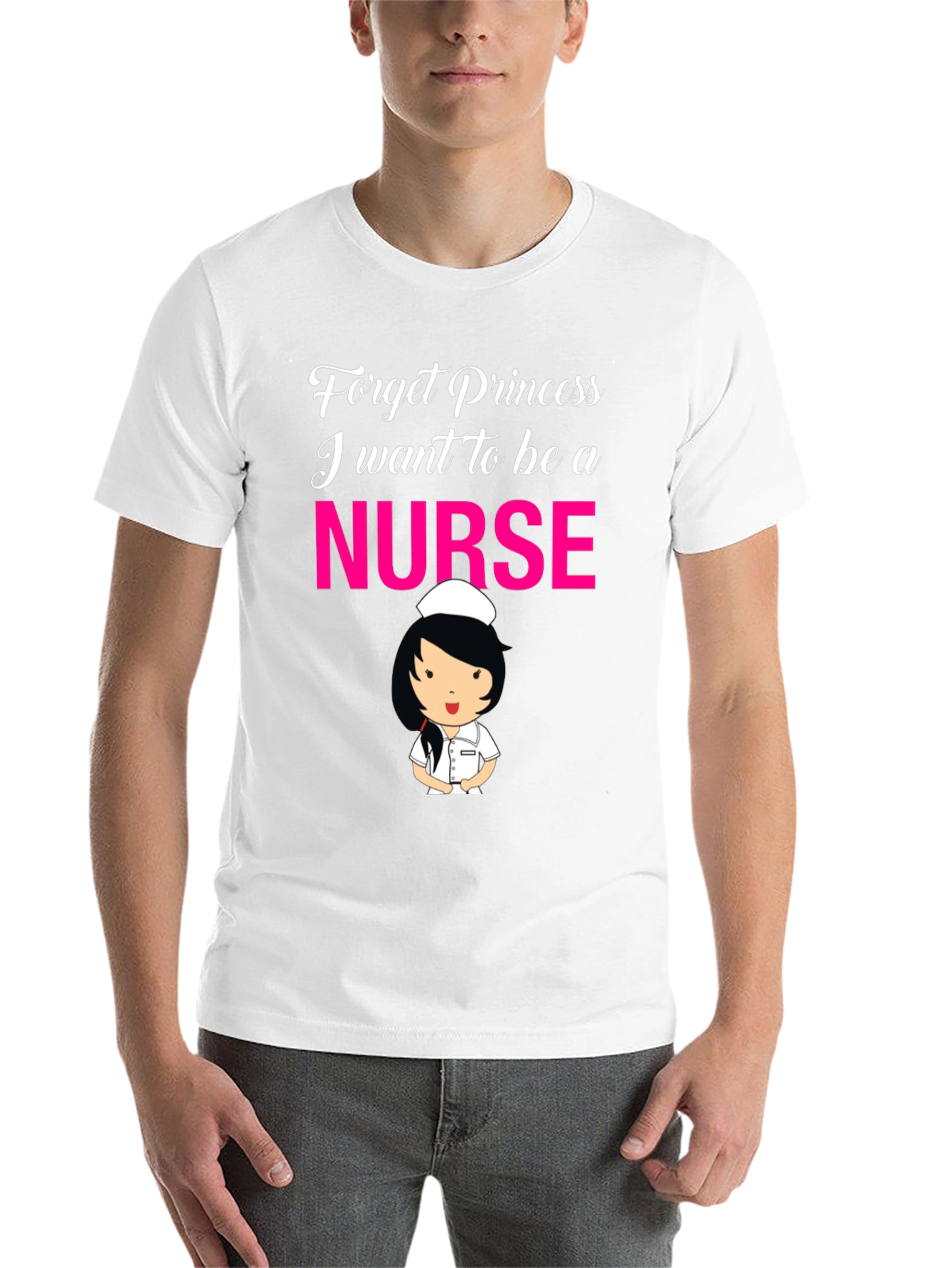 Black Forget Princess Nurse T-Shirt view 14