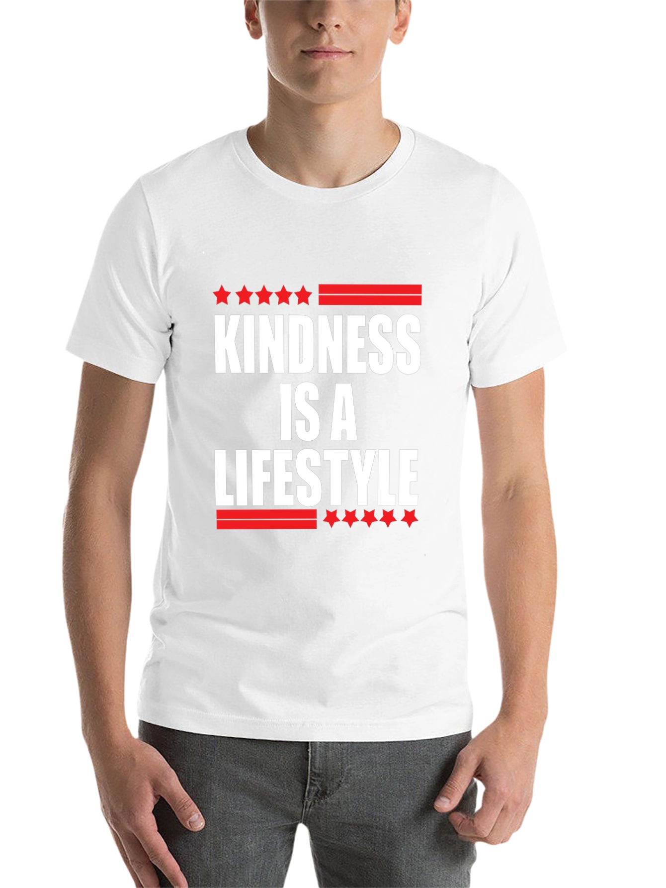 Black Kindness Is A Lifestyle Graphic T-Shirt view 14