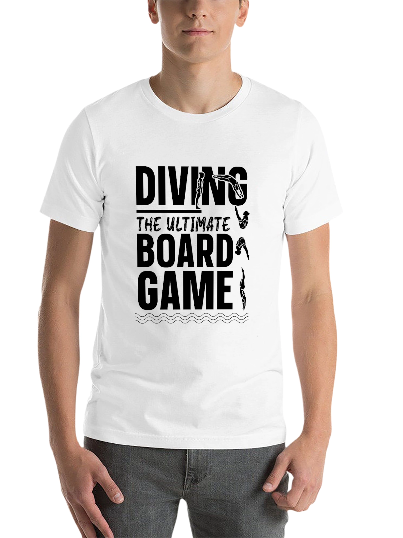 Black Diving: The Ultimate Board Game T-Shirt view 14