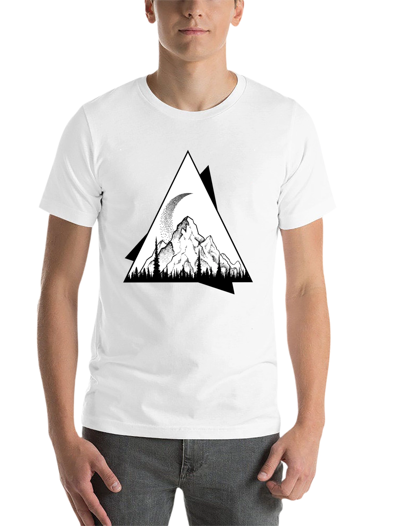 Black Mountain Moon Graphic Tee view 14