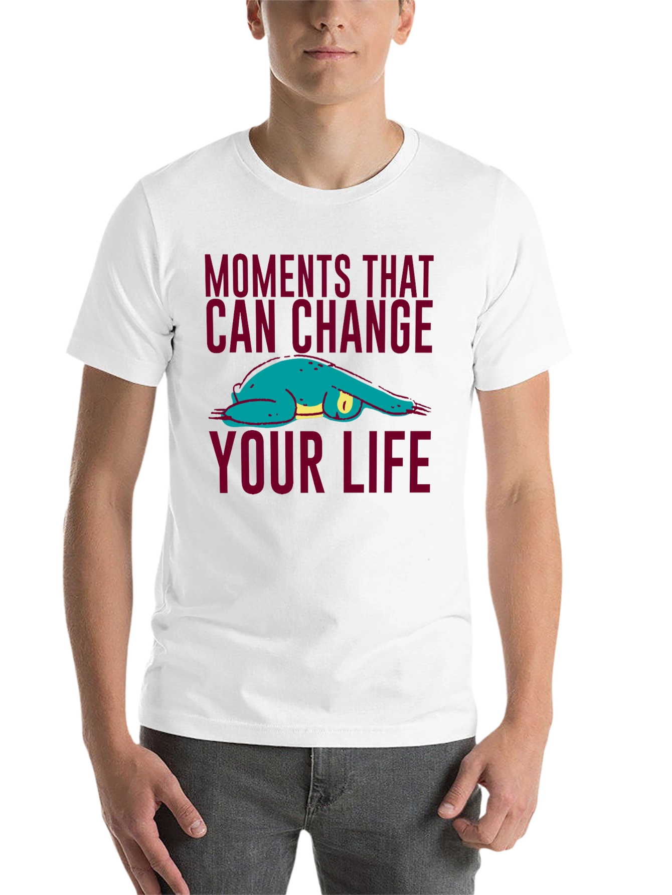 Black Moments That Can Change Your Life Sloth T-Shirt view 14