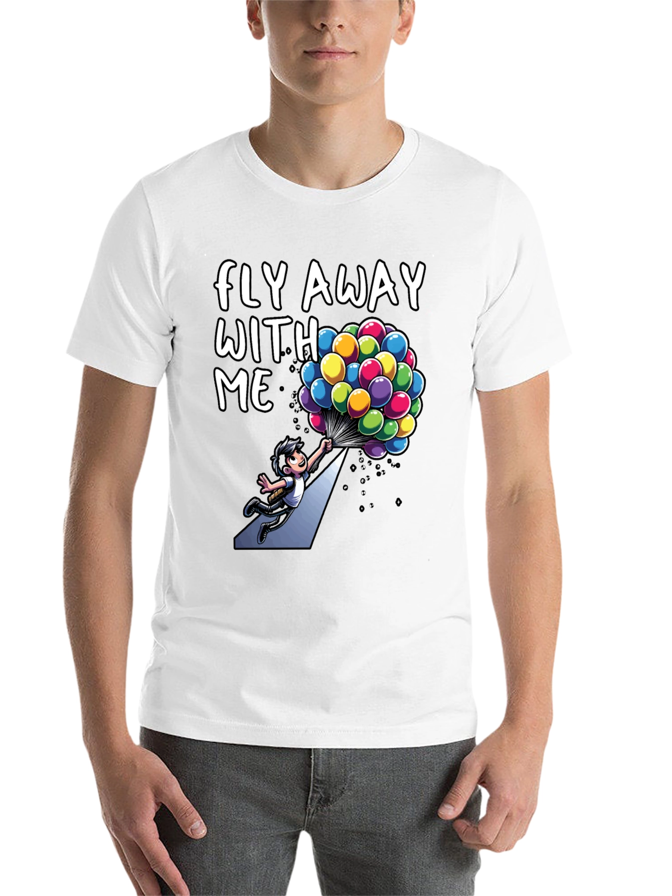 Black Fly Away With Me Graphic Tee view 14