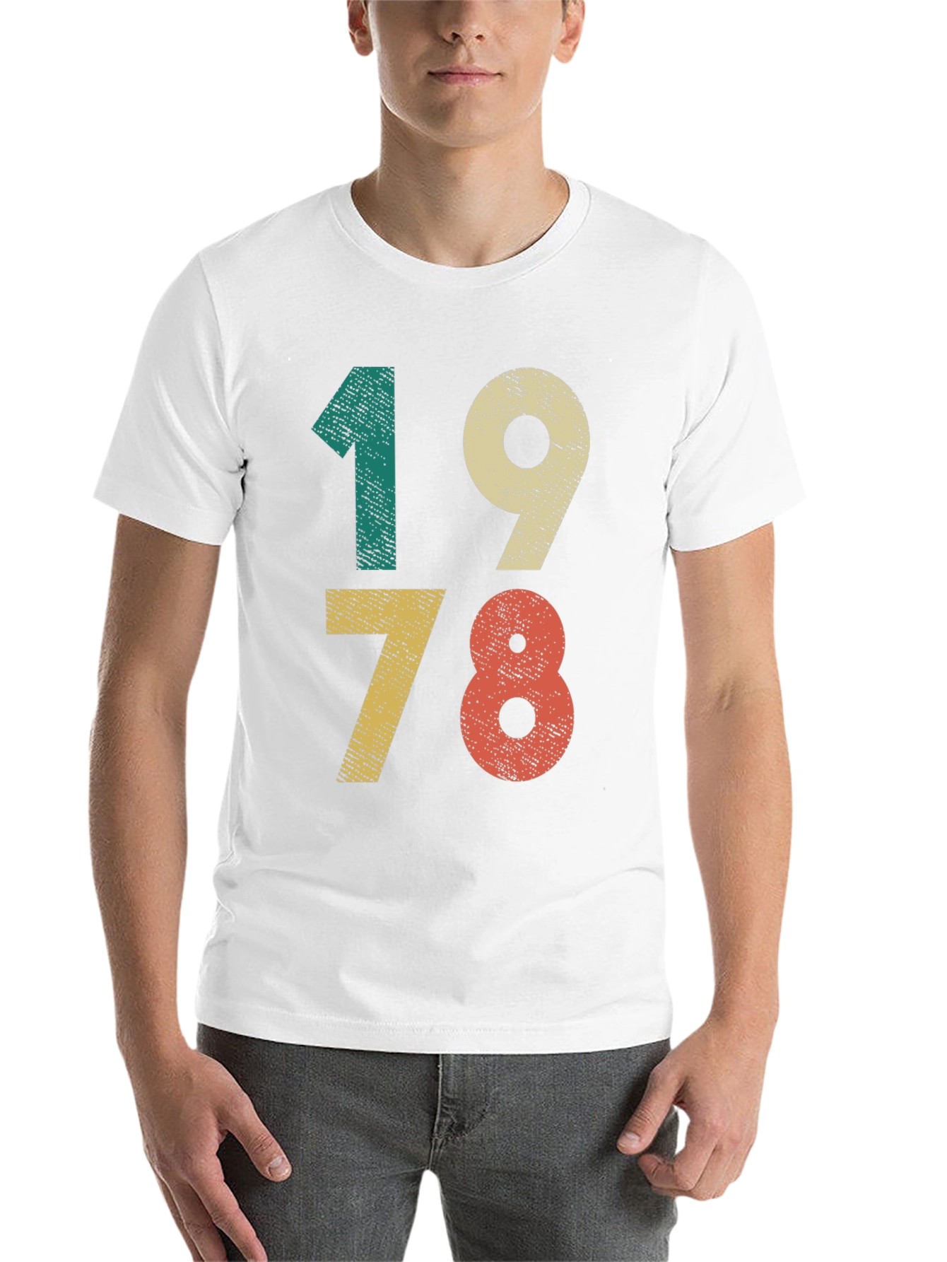 Black Retro 1978 Birthday T-Shirt Vintage Style view 14