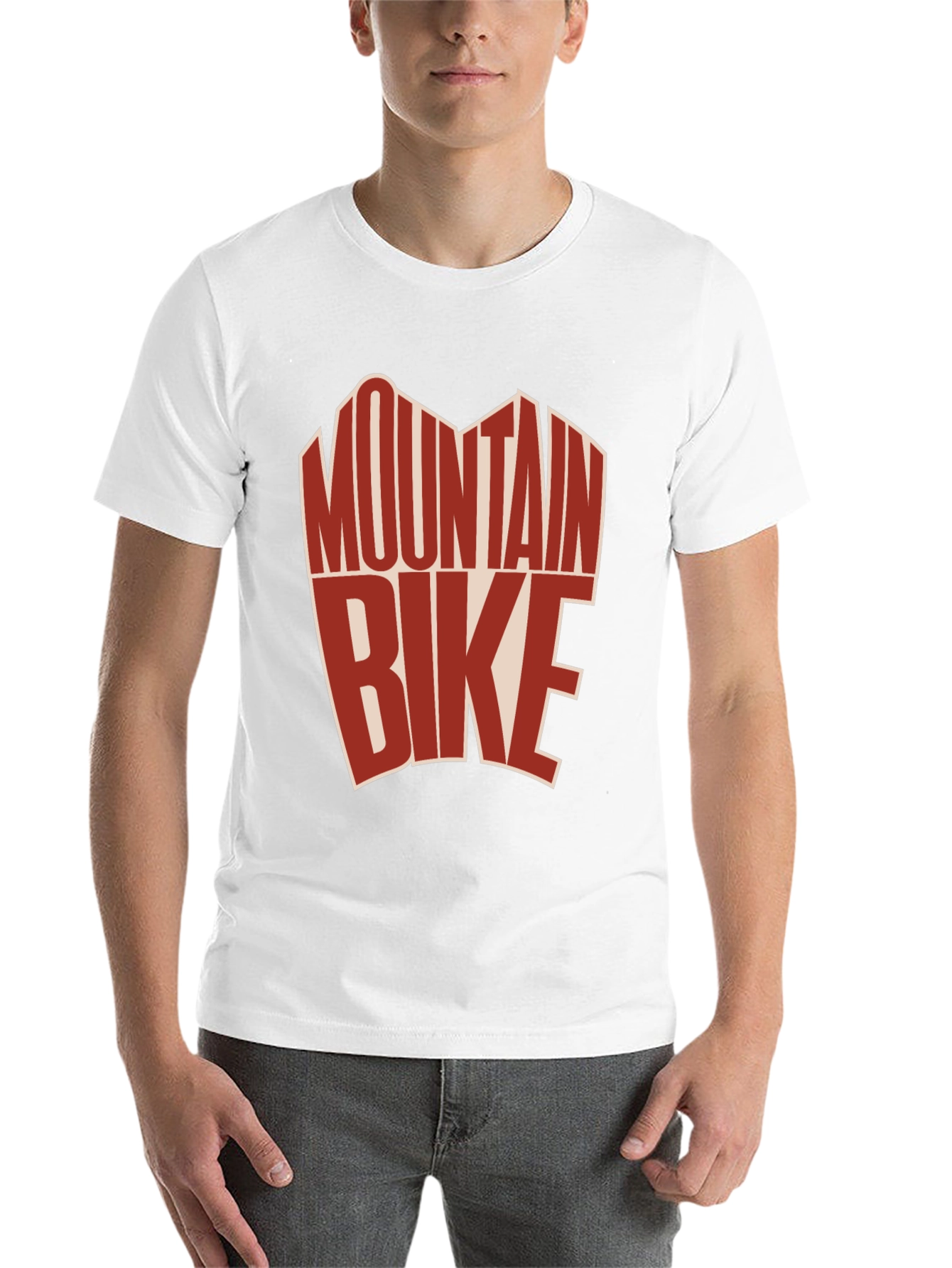 Black Mountain Bike Graphic Tee - Black Cotton T-Shirt view 14
