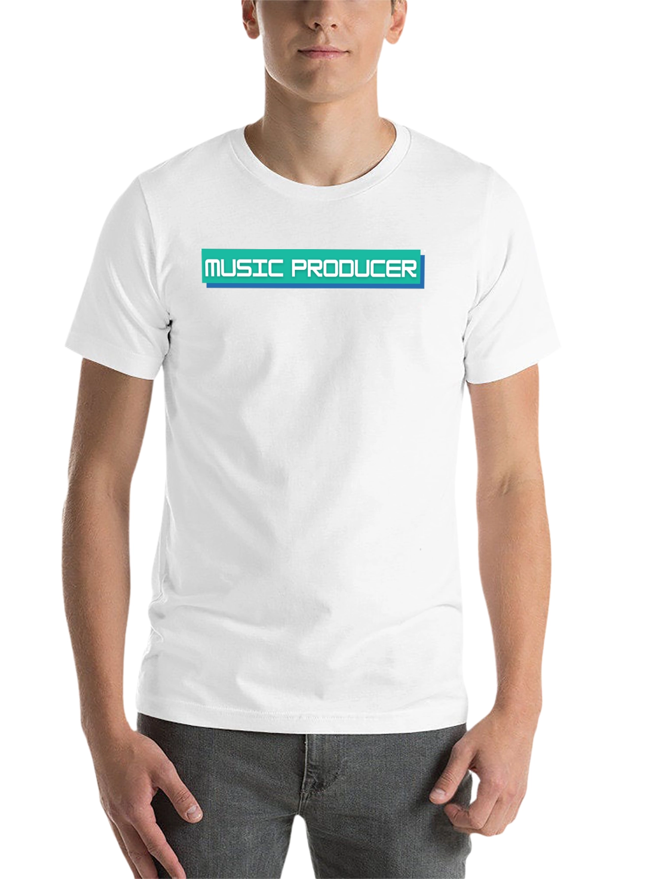 Black Music Producer T-Shirt - Retro Design view 14