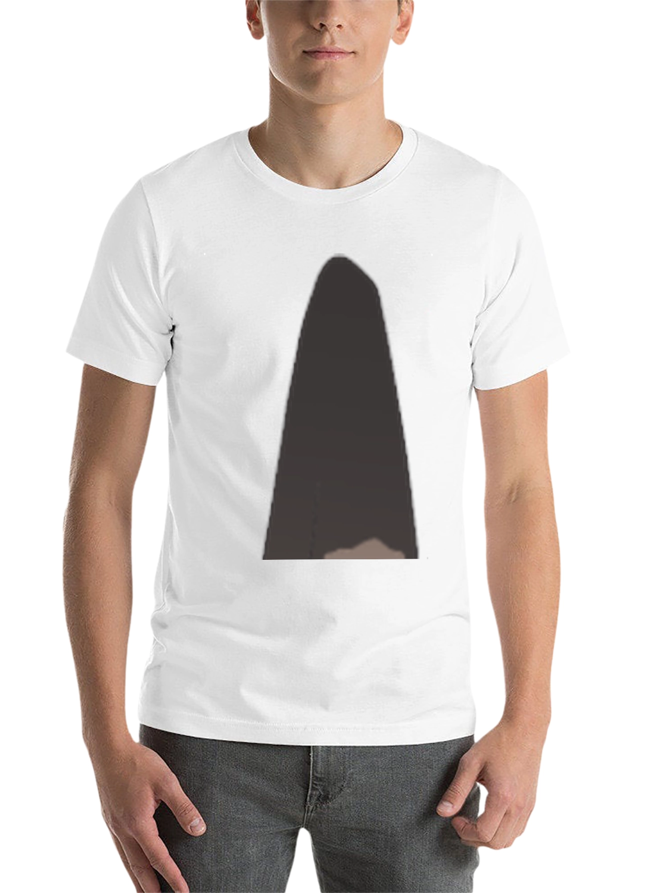 Black Men's Black Graphic Tee - Modern Style view 14