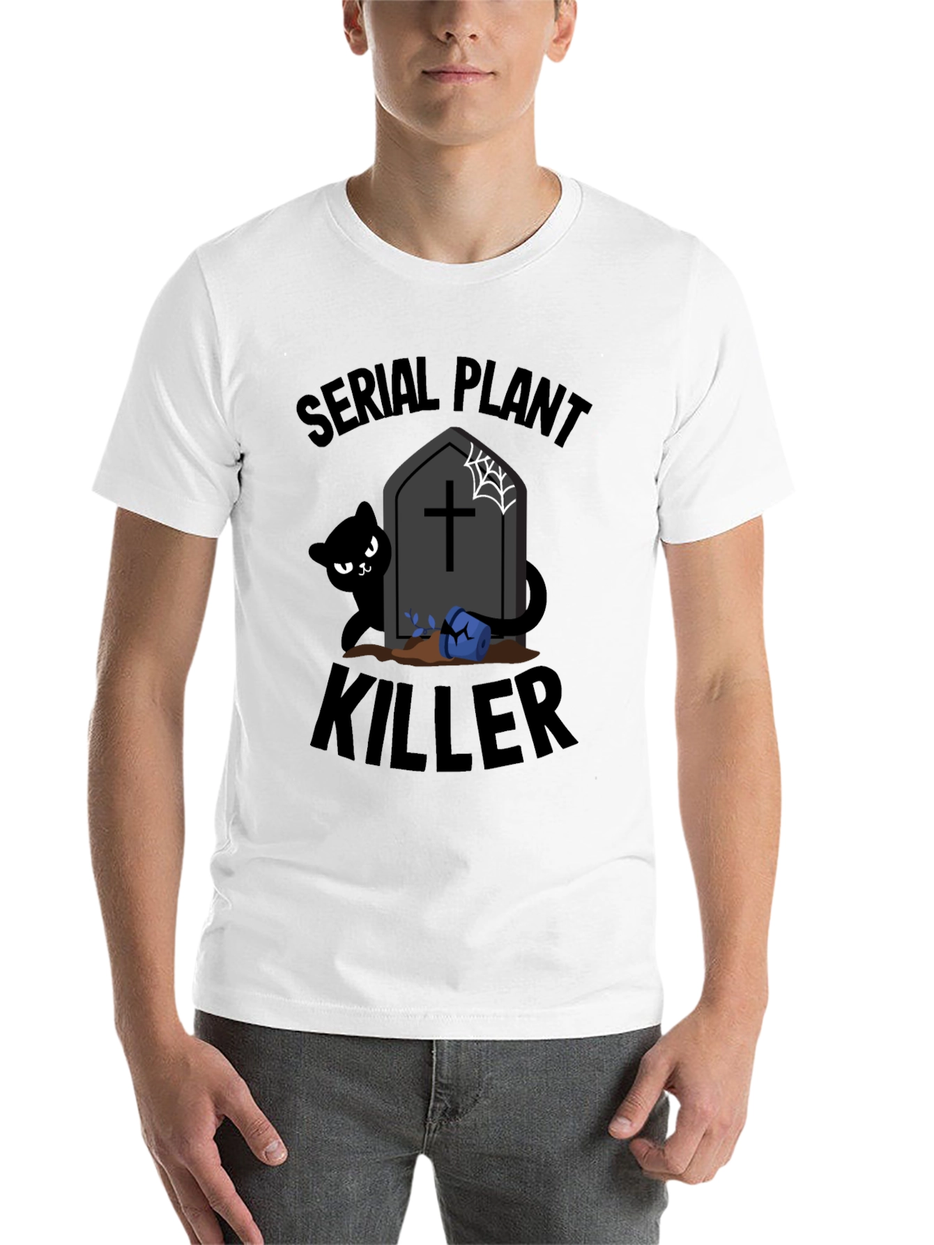 Black Serial Plant Killer Graphic Tee view 14