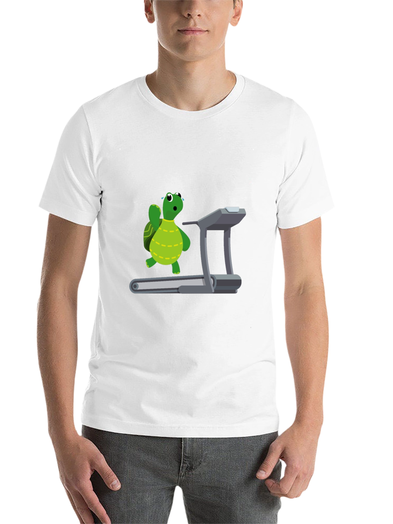 Black Turtle Treadmill T-Shirt view 14