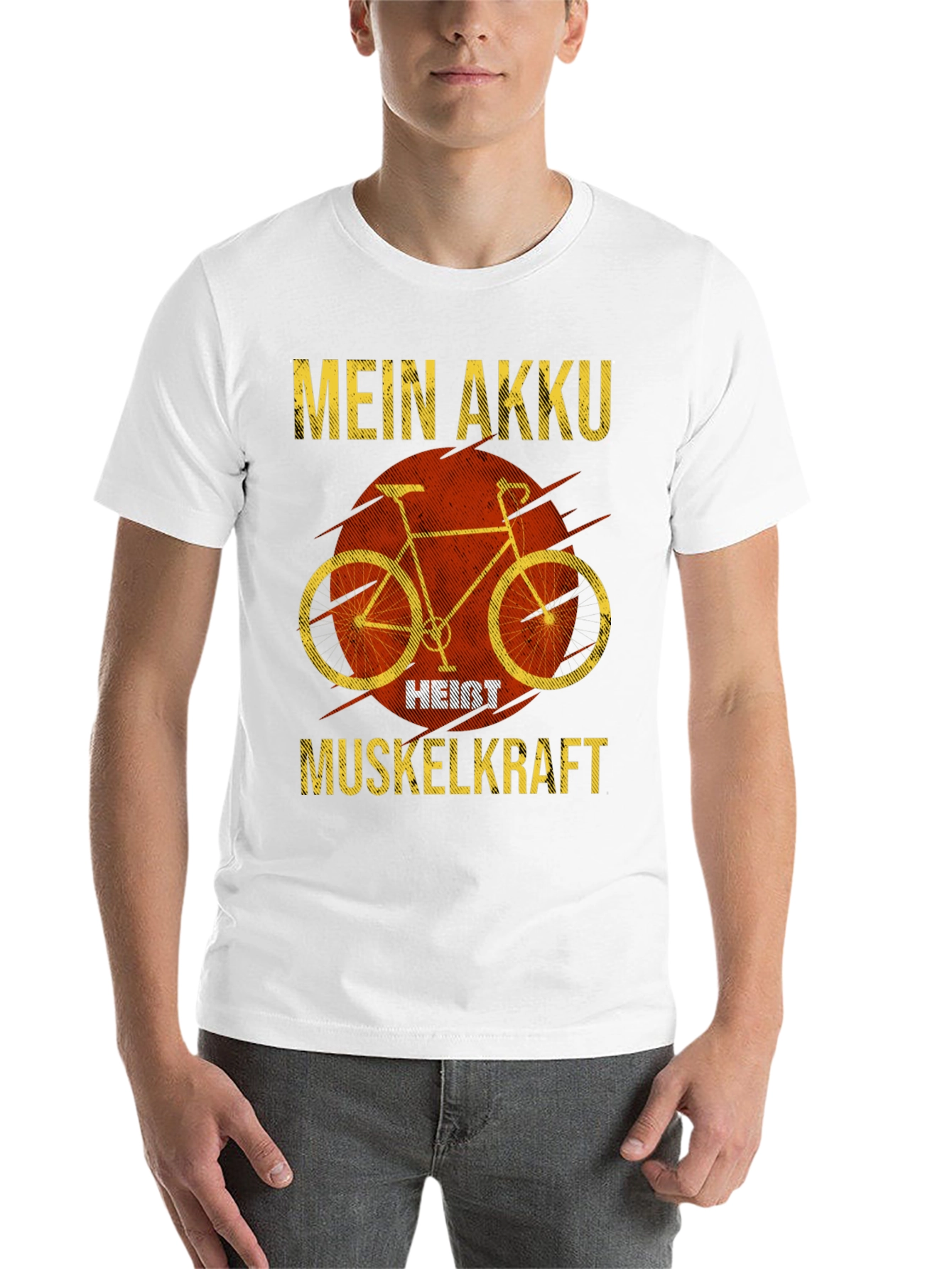 Black Mein Akku Heißt Muskelkraft T-Shirt view 14