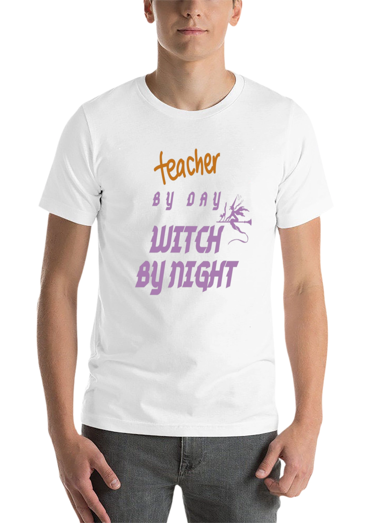 Black Teacher By Day Witch By Night Graphic Tee view 14