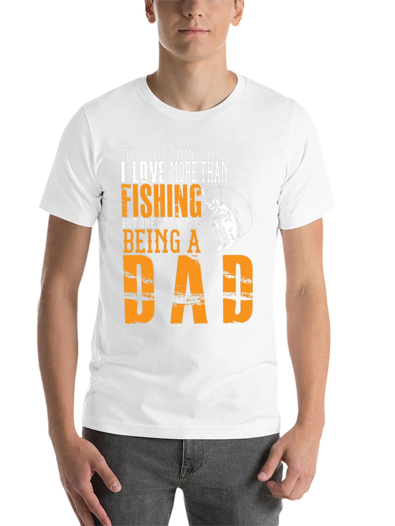 Black Fishing Dad T-Shirt - Father's Day Gift view 14