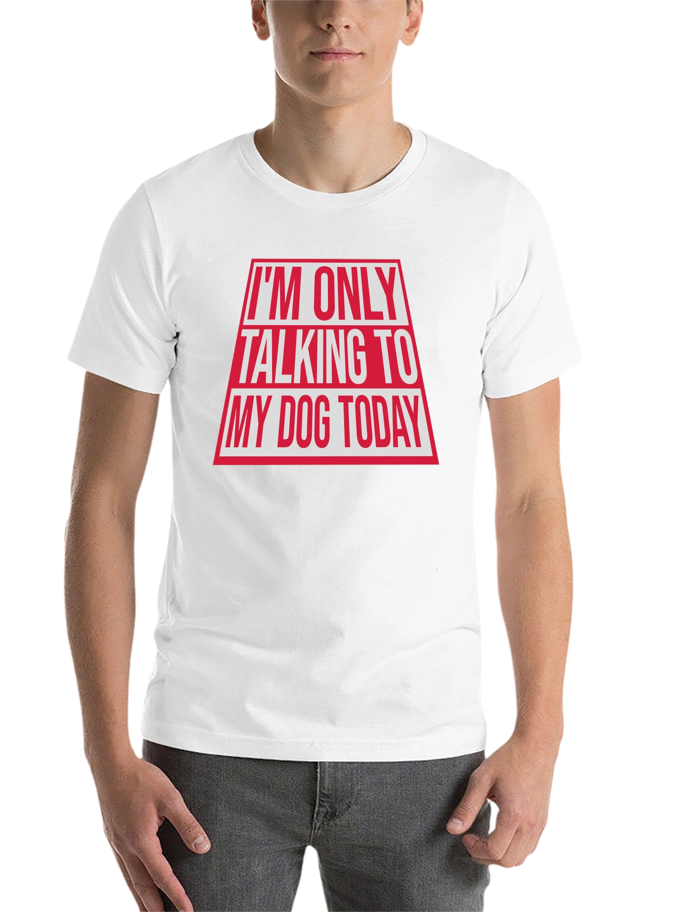Black Dog Lover Graphic Tee - "Talking to My Dog Today" view 14