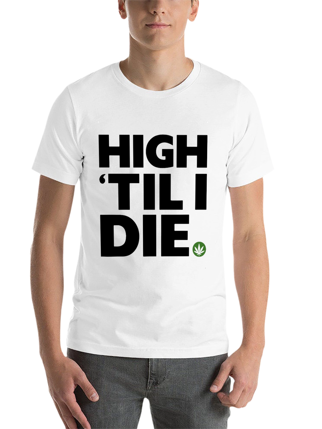 Black High 'Til I Die Graphic Tee - Black view 14