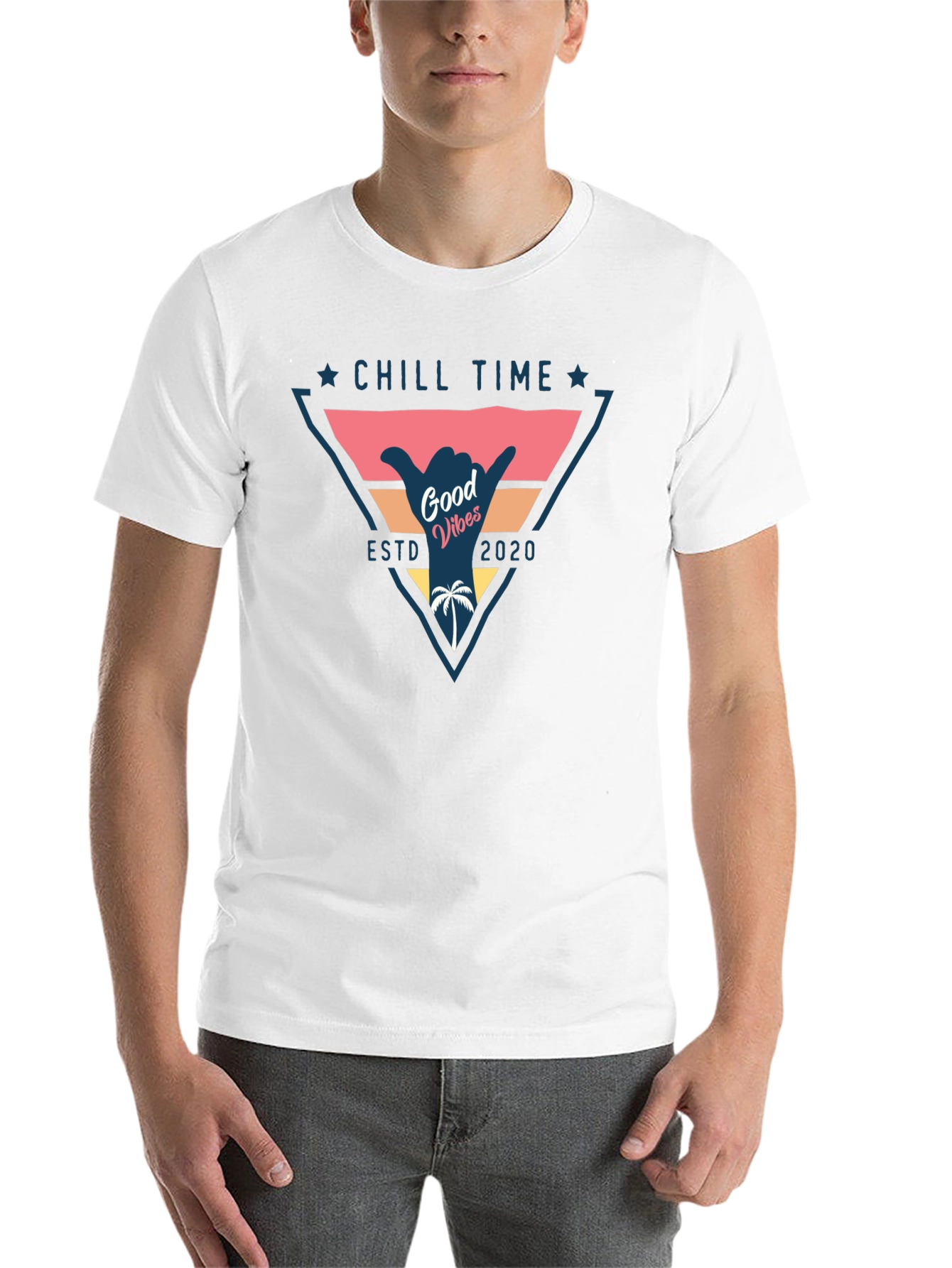 Black Chill Time Good Vibes T-Shirt view 14