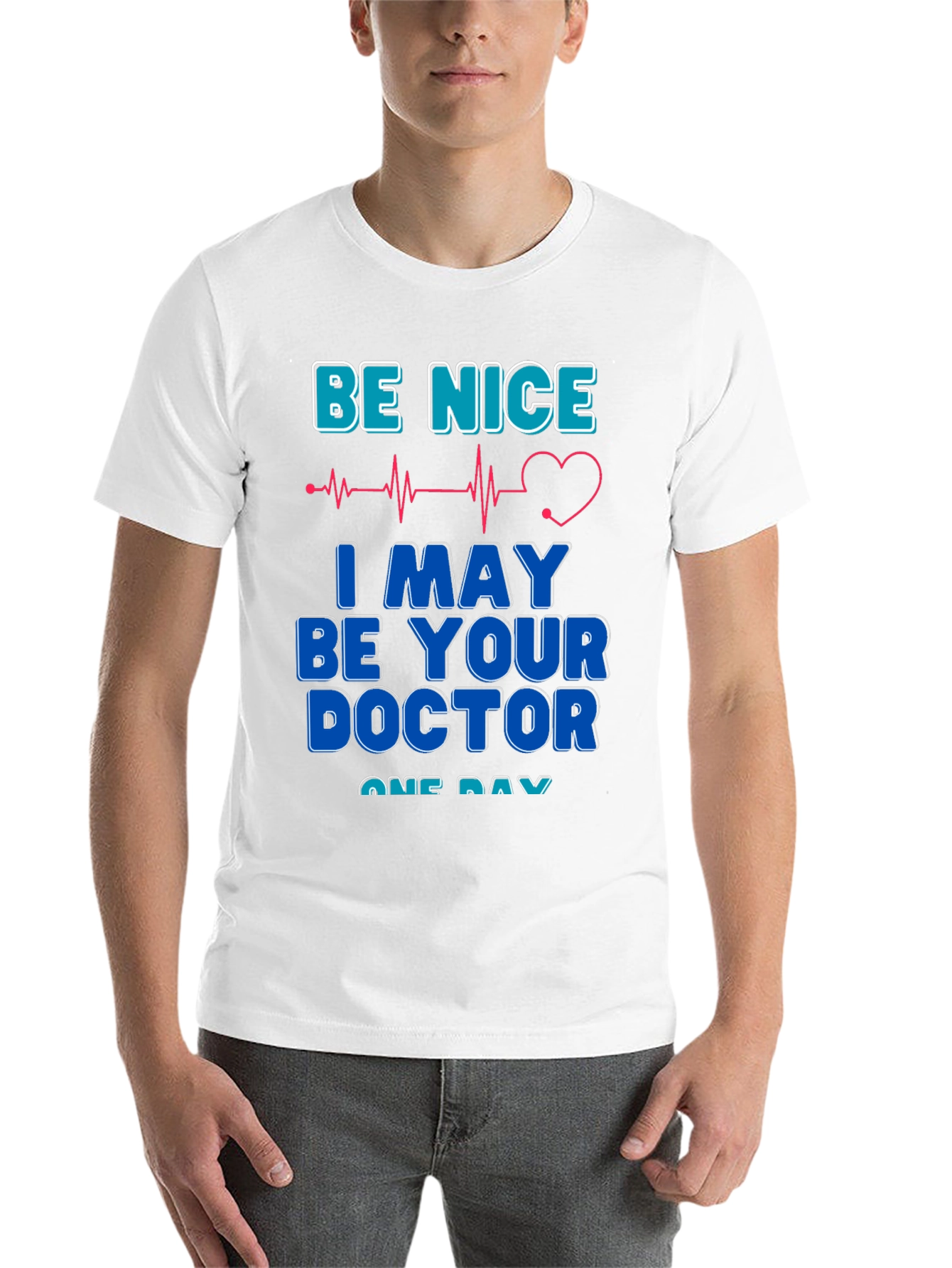 Black Be Nice I May Be Your Doctor T-Shirt view 14