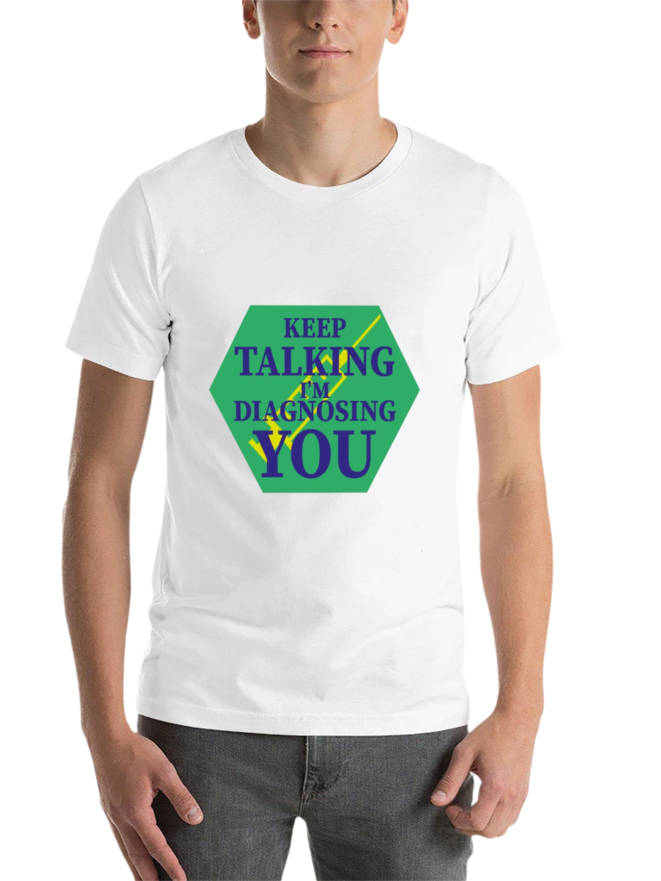 Black Keep Talking I'm Diagnosing You T-Shirt view 14