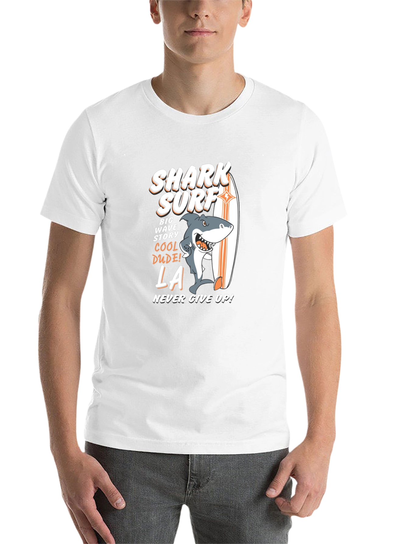 Black Shark Surf Graphic Tee view 14