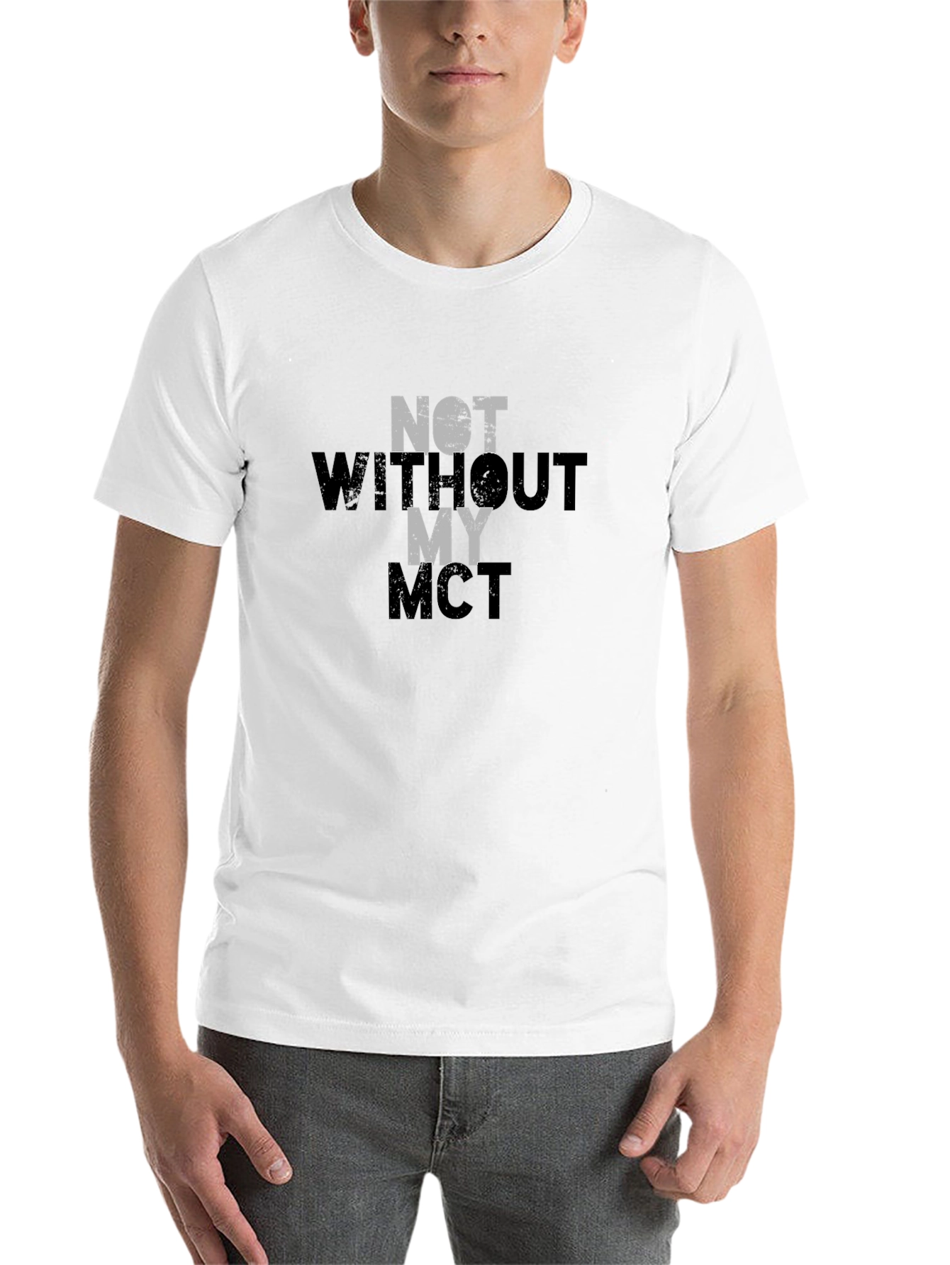 Black Not Without My MCT T-Shirt - Black view 14