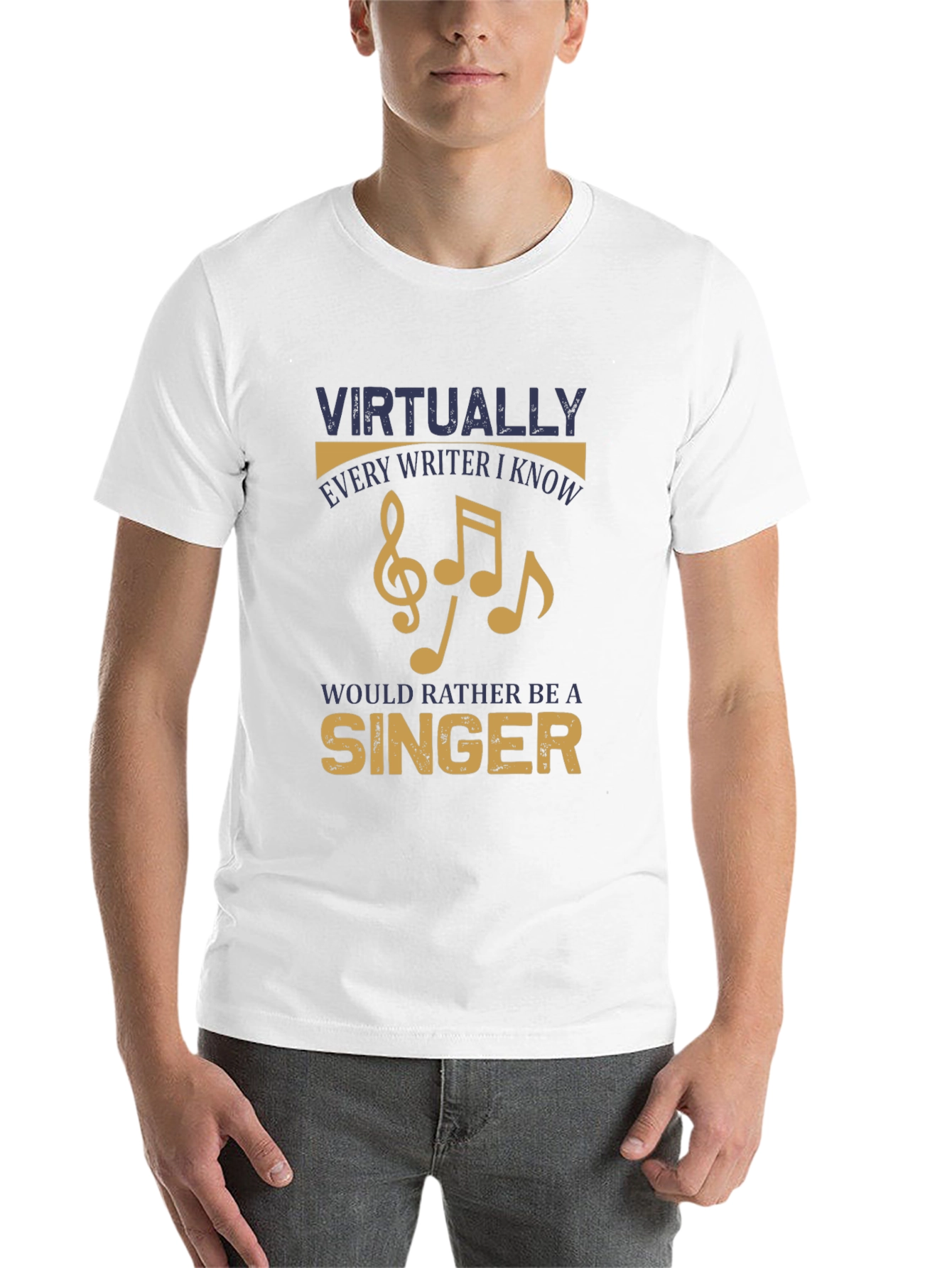 Black Writer to Singer T-Shirt view 14
