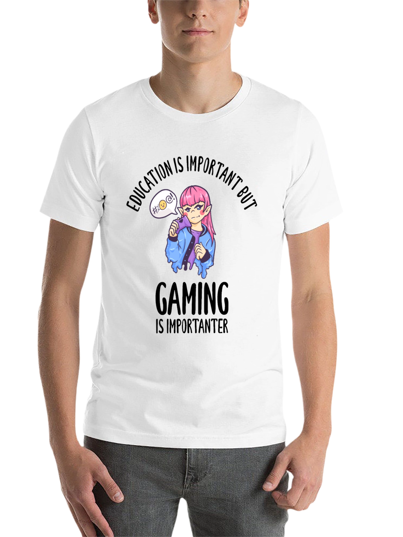 Black Gaming is Importanter T-Shirt view 14