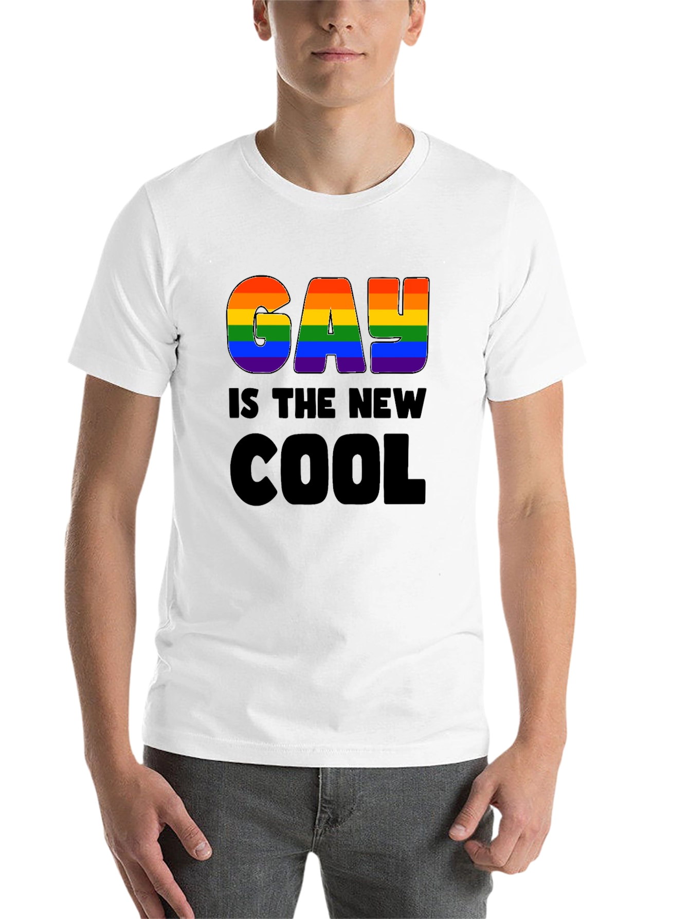 Black Gay is the New Cool Graphic T-Shirt view 14
