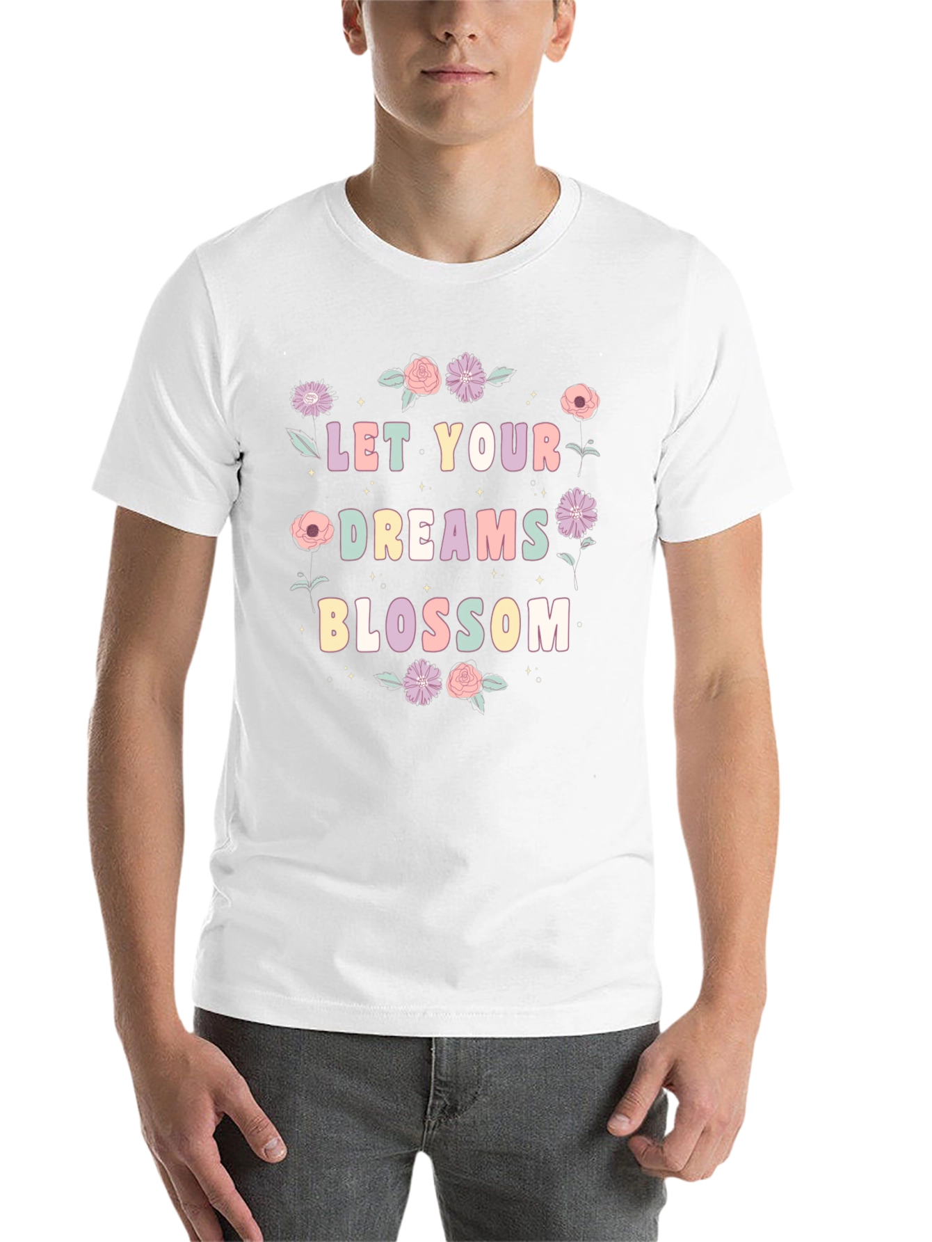 Black Let Your Dreams Blossom T-Shirt view 14