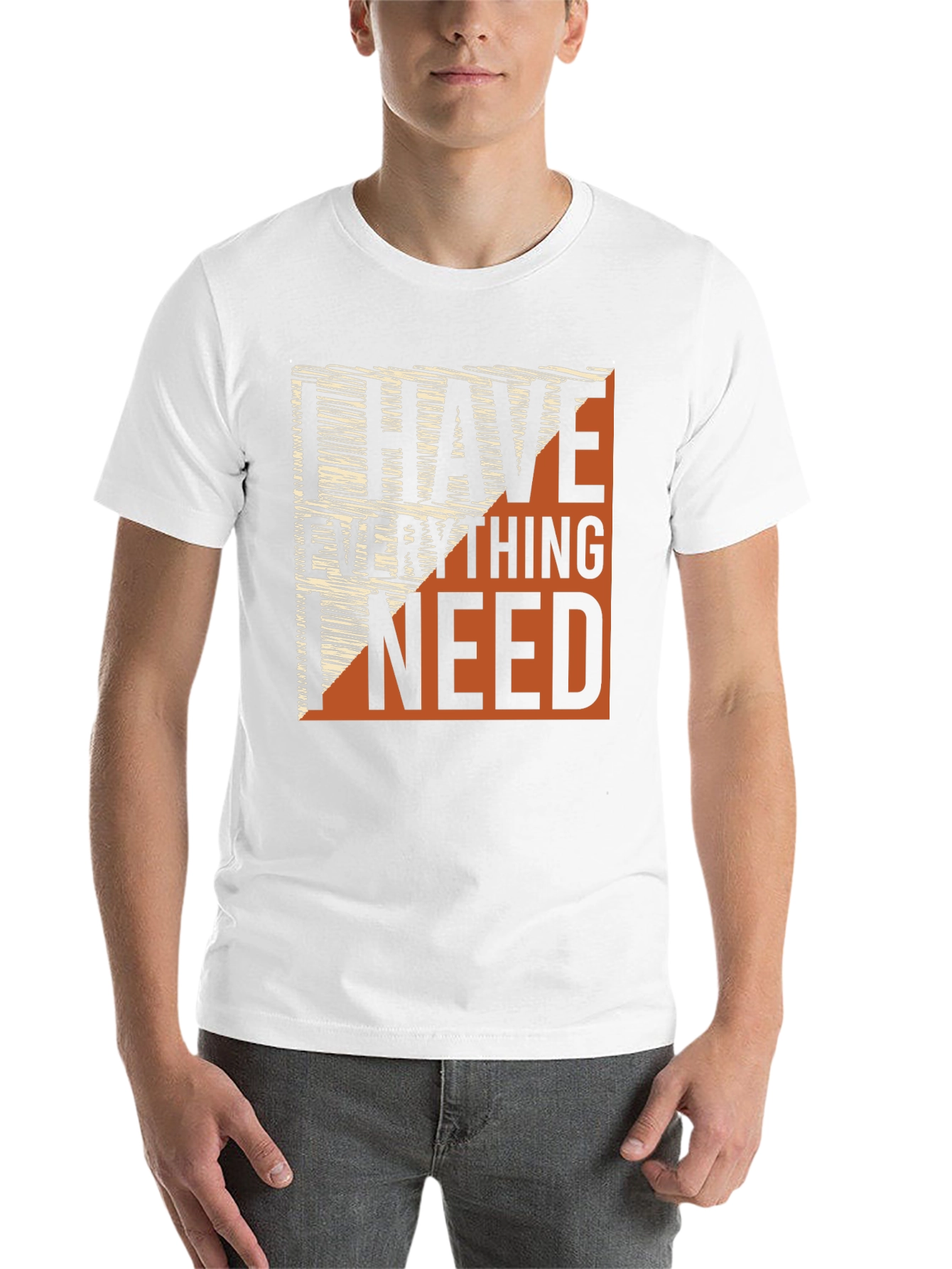 Black I Have Everything I Need Graphic Tee view 14