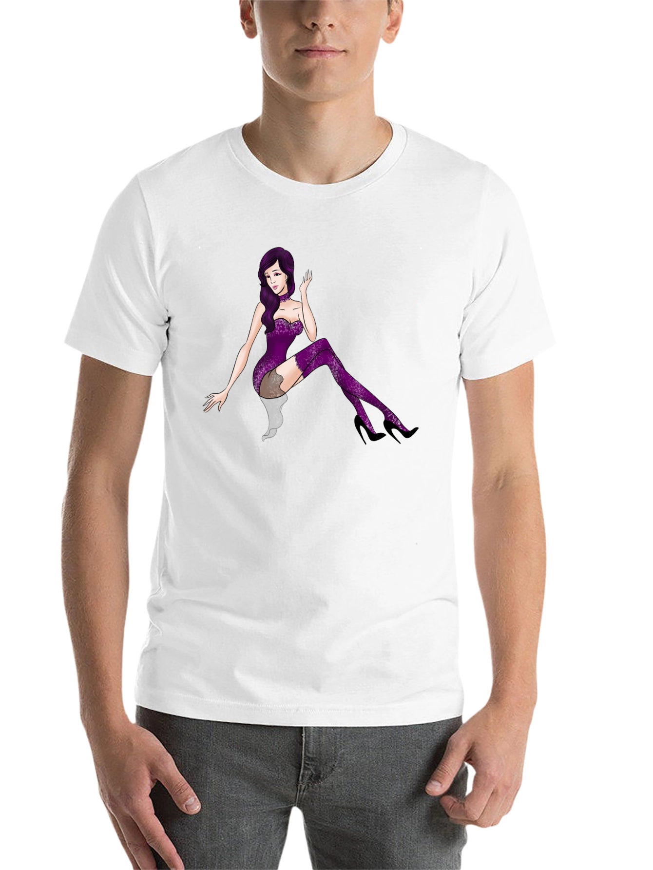 Black Purple Diva T-Shirt view 14