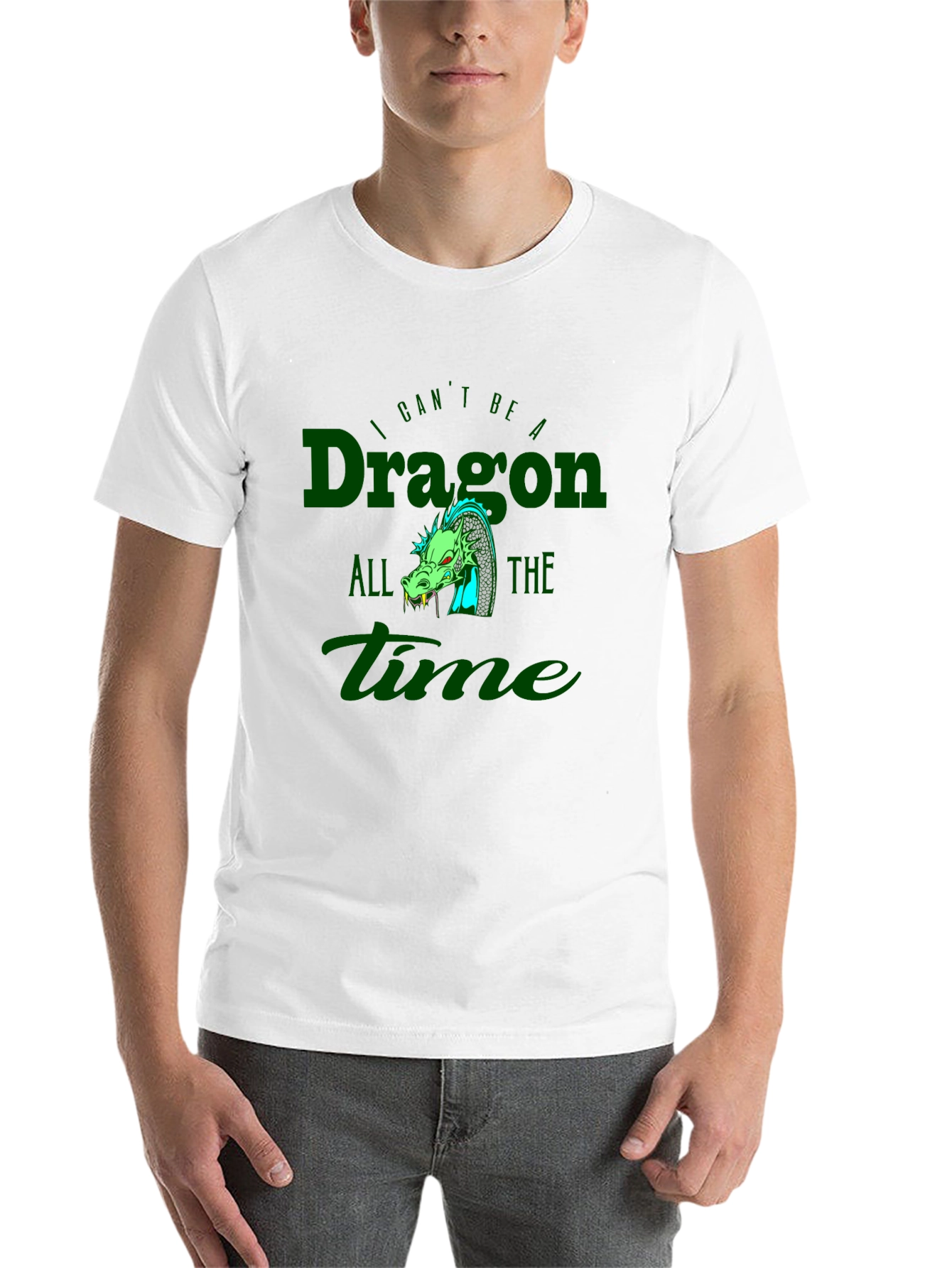 Black Dragon Graphic Tee - I Can't Be a Dragon All the Time view 14