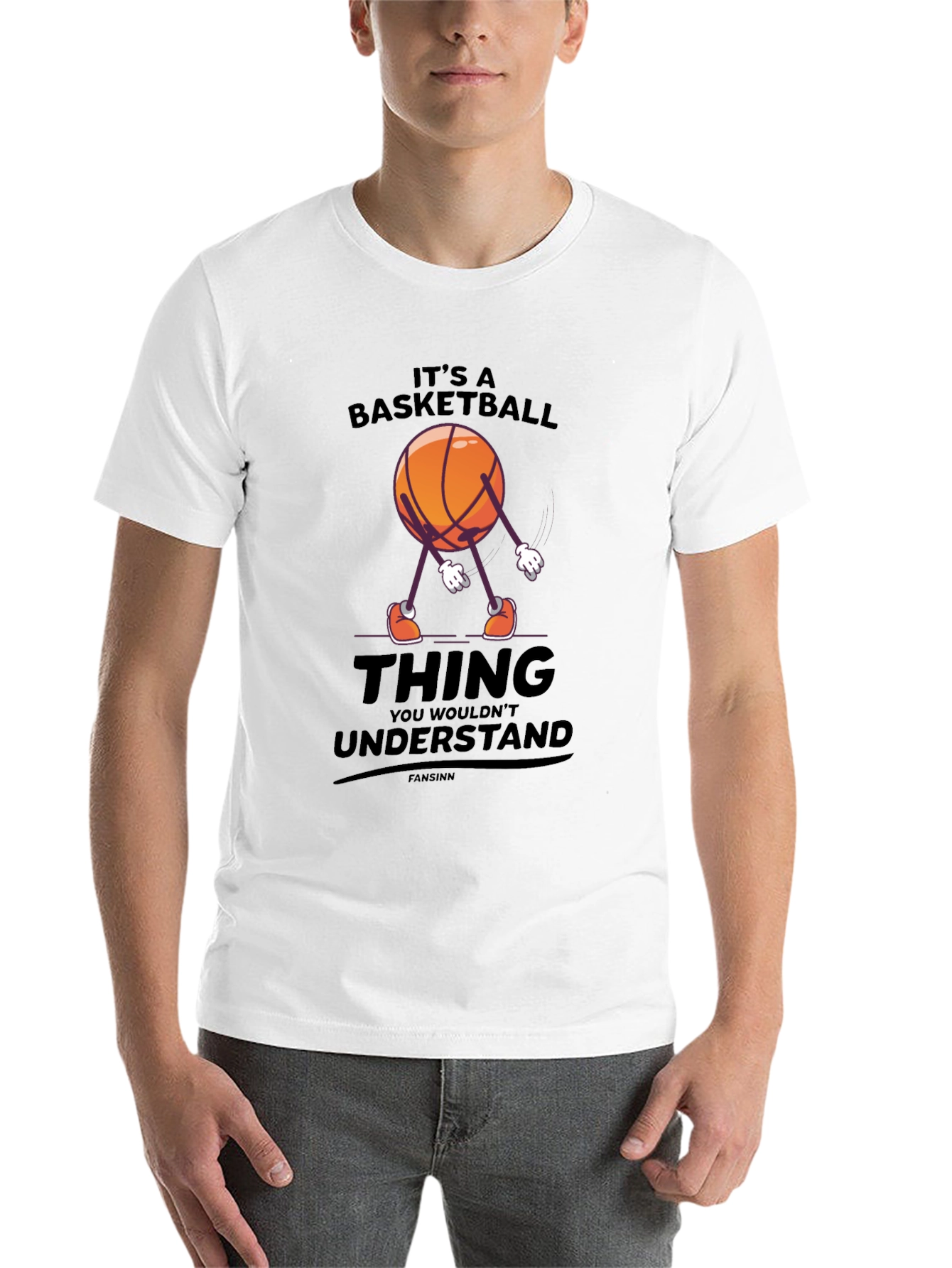 Black Basketball Thing Graphic T-Shirt view 14