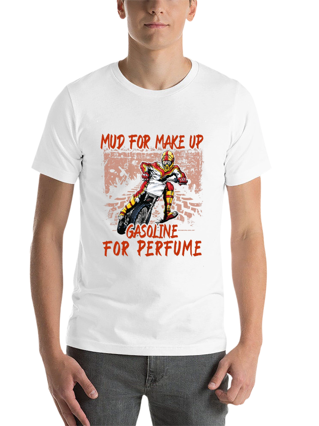 Black Mud for Makeup Gasoline for Perfume T-Shirt view 14