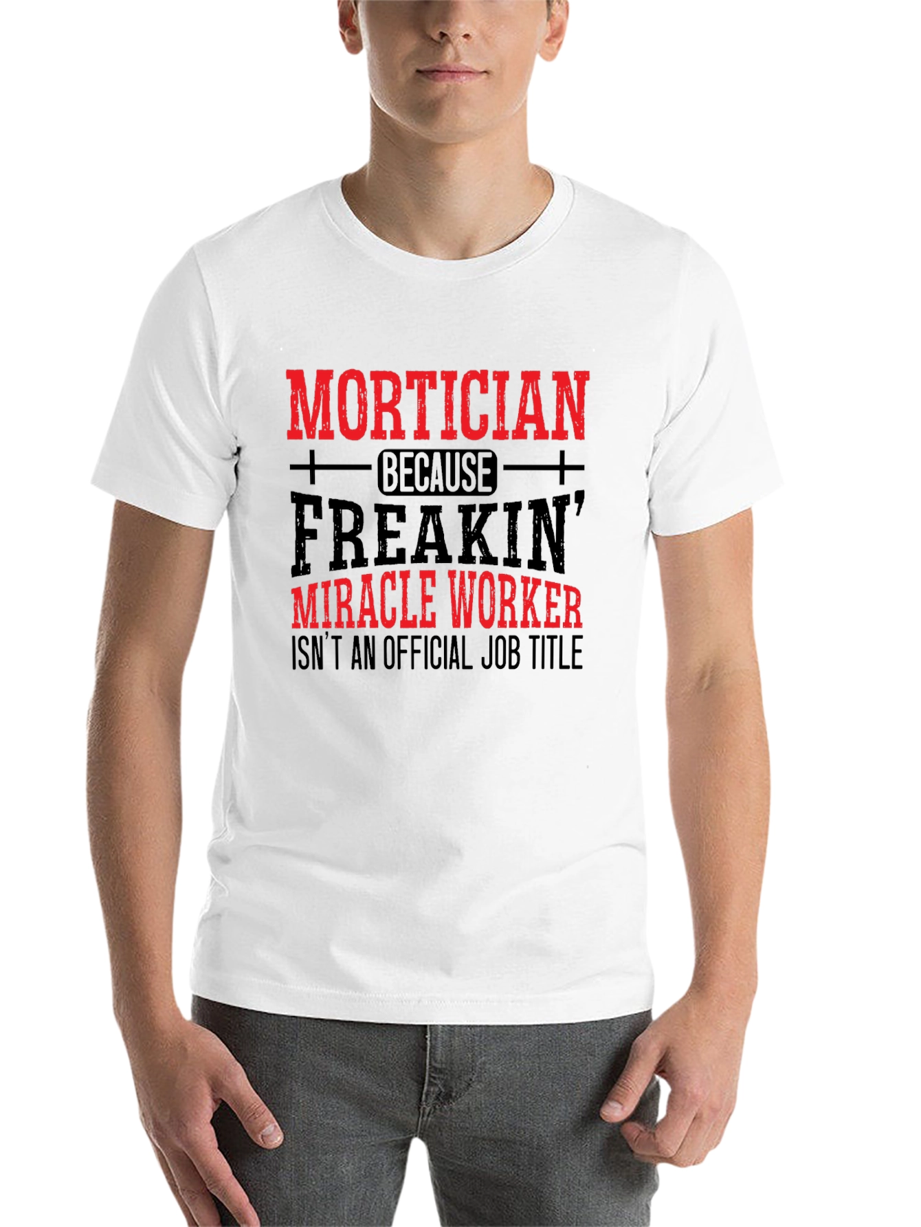 Black Mortician Miracle Worker T-Shirt view 14