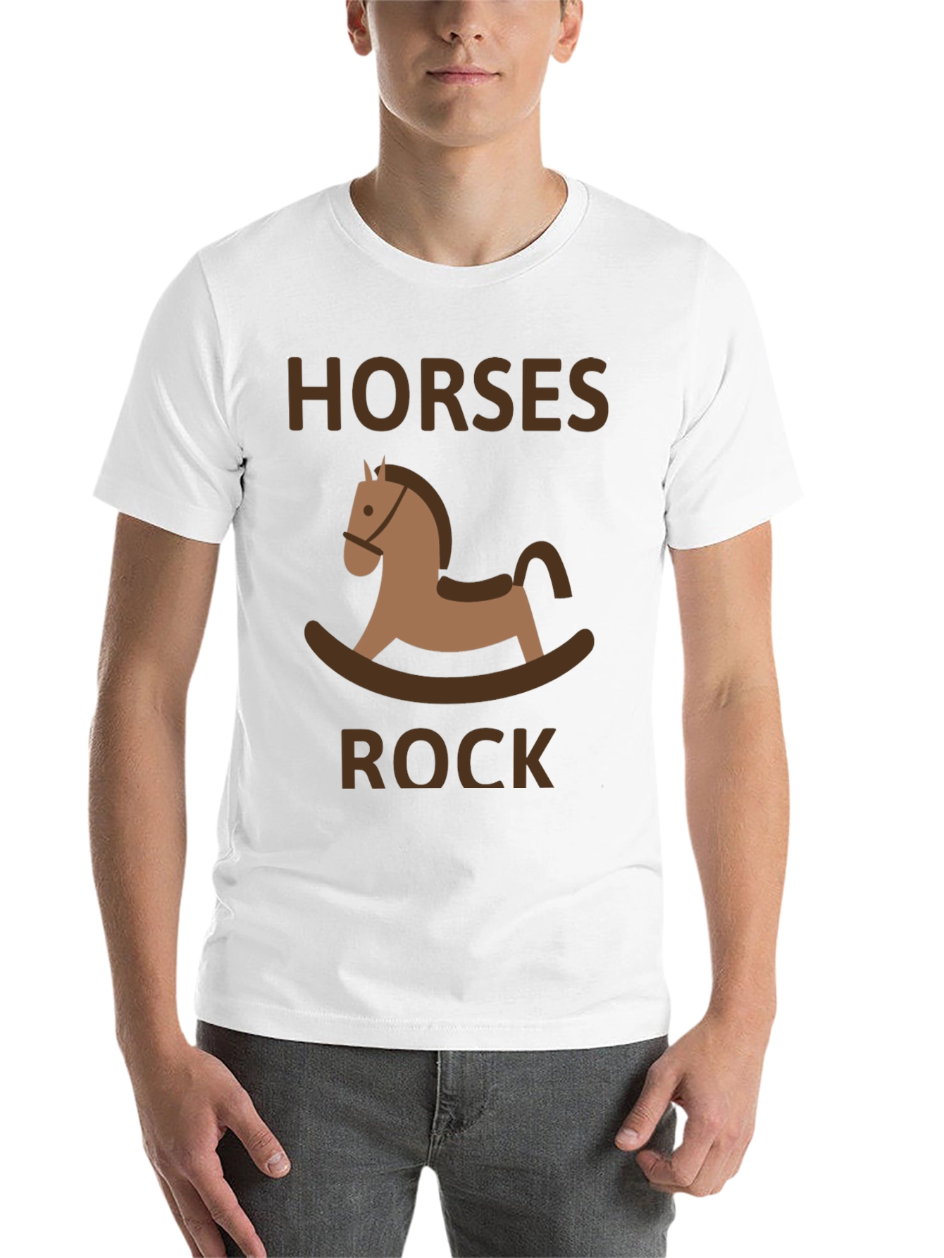 Black Horses Rock T-Shirt - Novelty Graphic Tee view 14