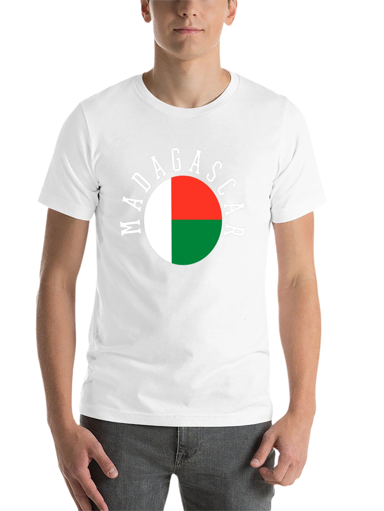 Black Madagascar Flag T-Shirt - Graphic Tee for Country Pride view 14