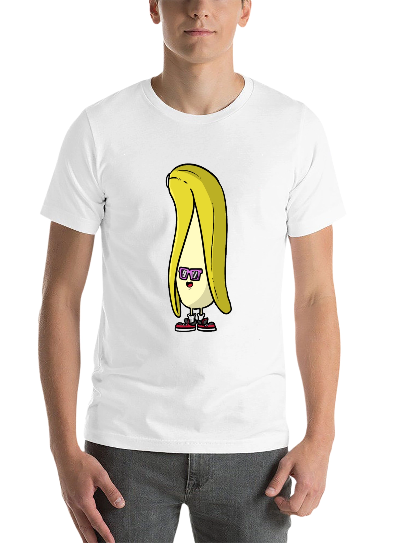 Black Cool Banana Graphic T-Shirt view 14