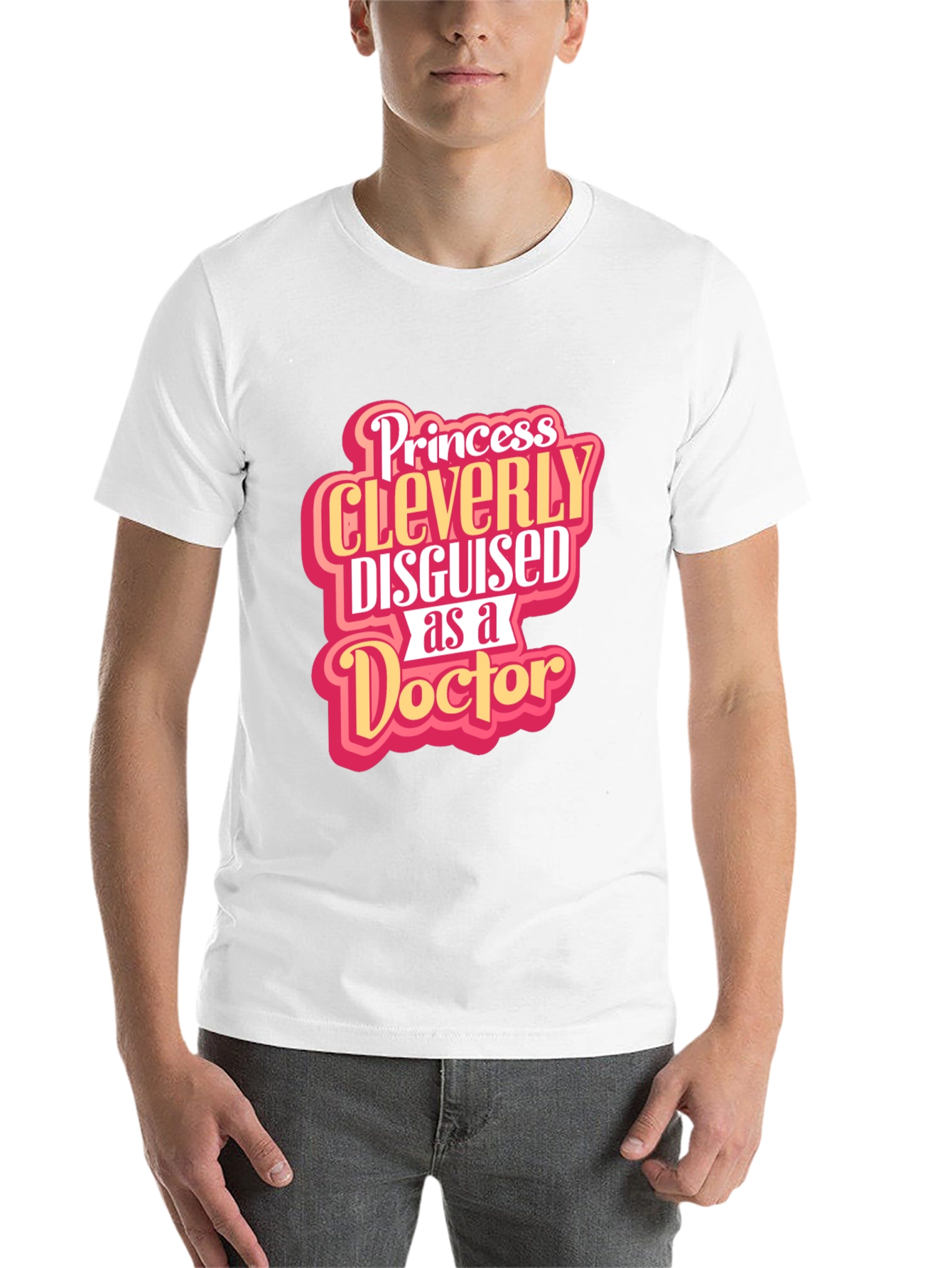 Black Princess Cleverly Disguised as a Doctor T-Shirt view 14