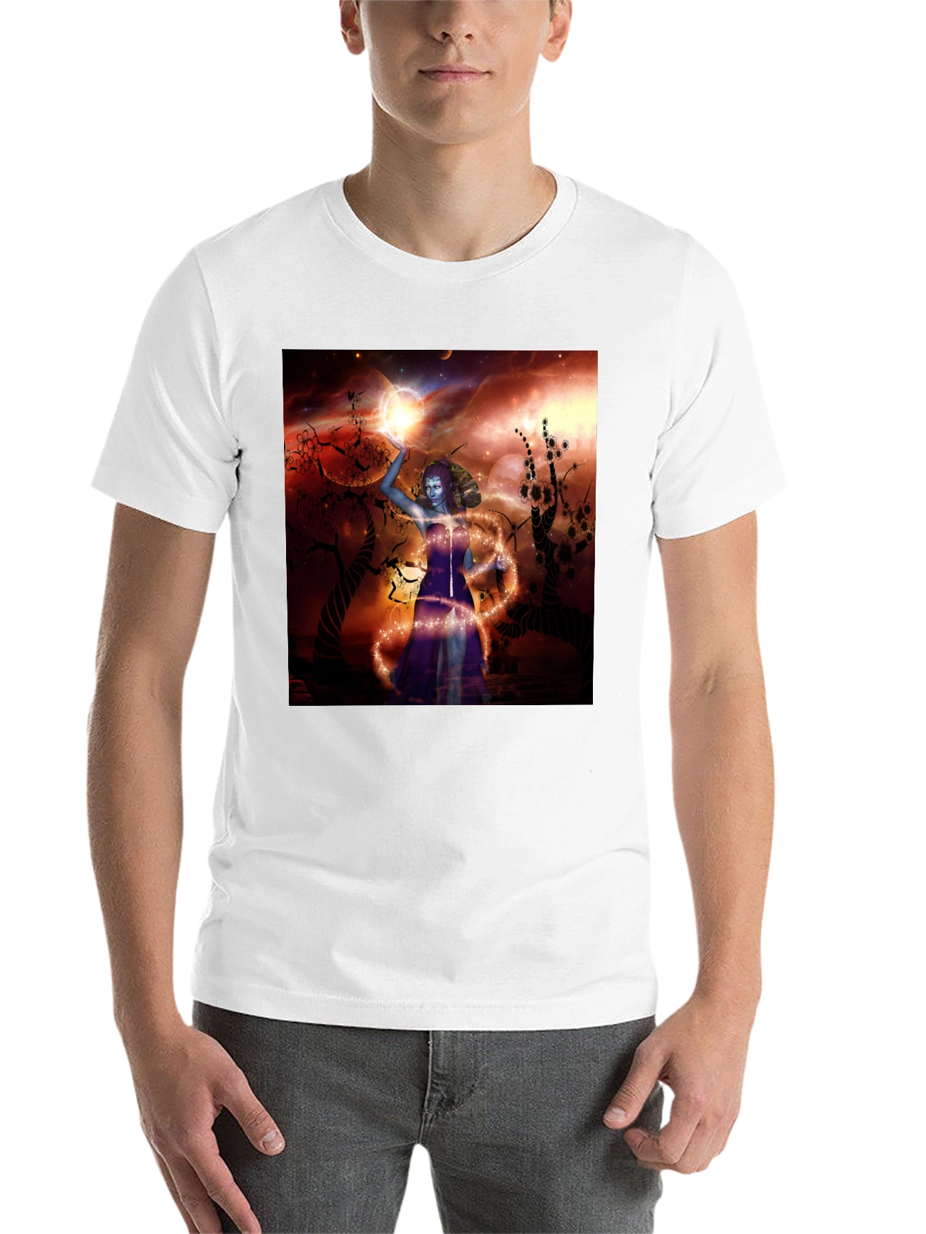 Mystic Sorceress Graphic T-Shirt - 14