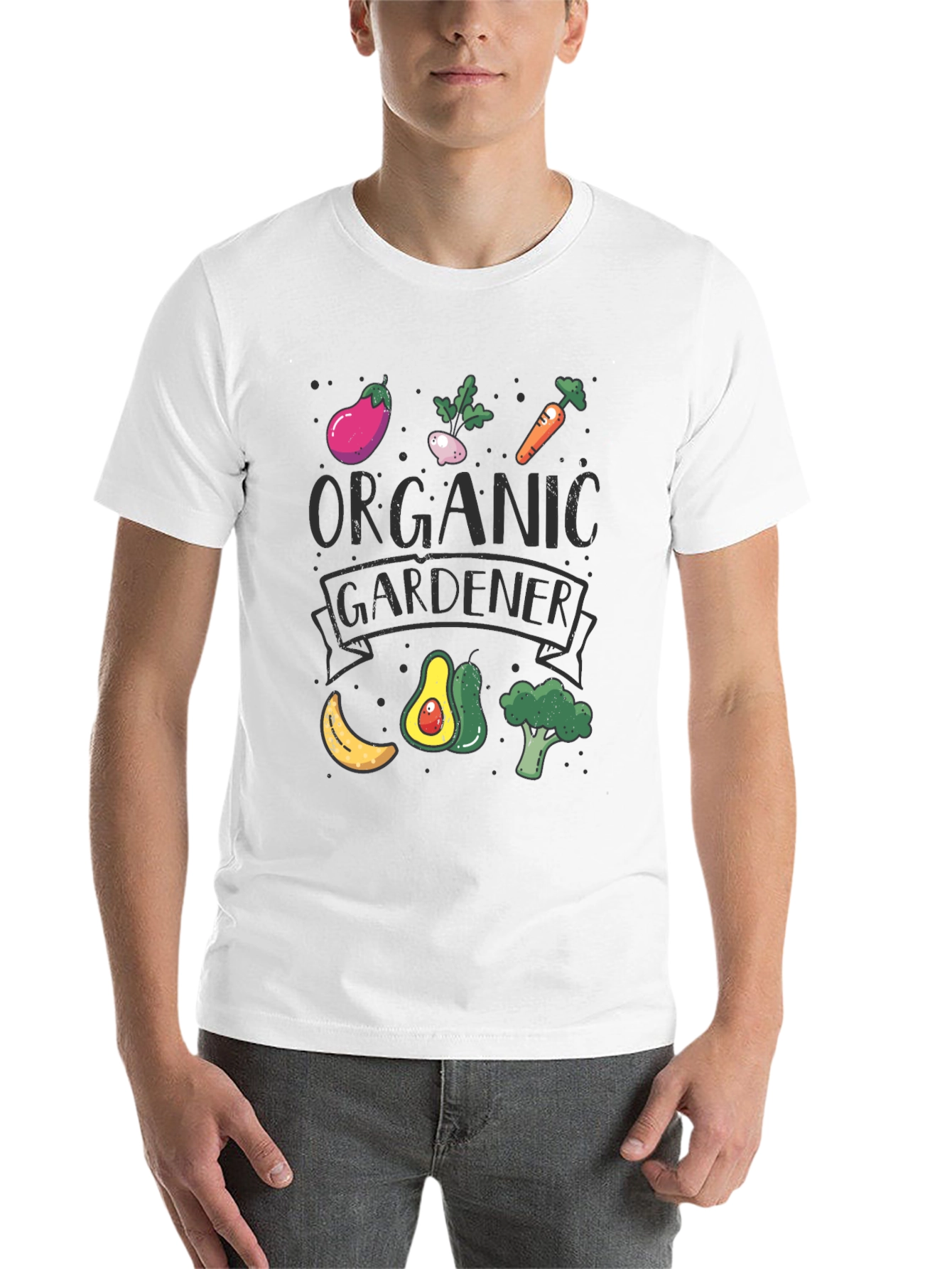 Organic Gardener Graphic T-Shirt - Black - 14