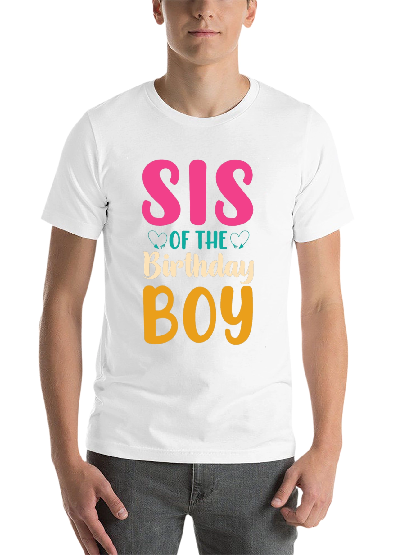 Black Sis of the Birthday Boy T-Shirt view 14