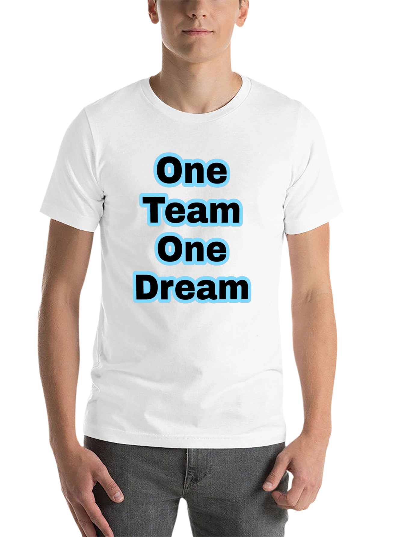 Black One Team One Dream Black Graphic Tee view 14