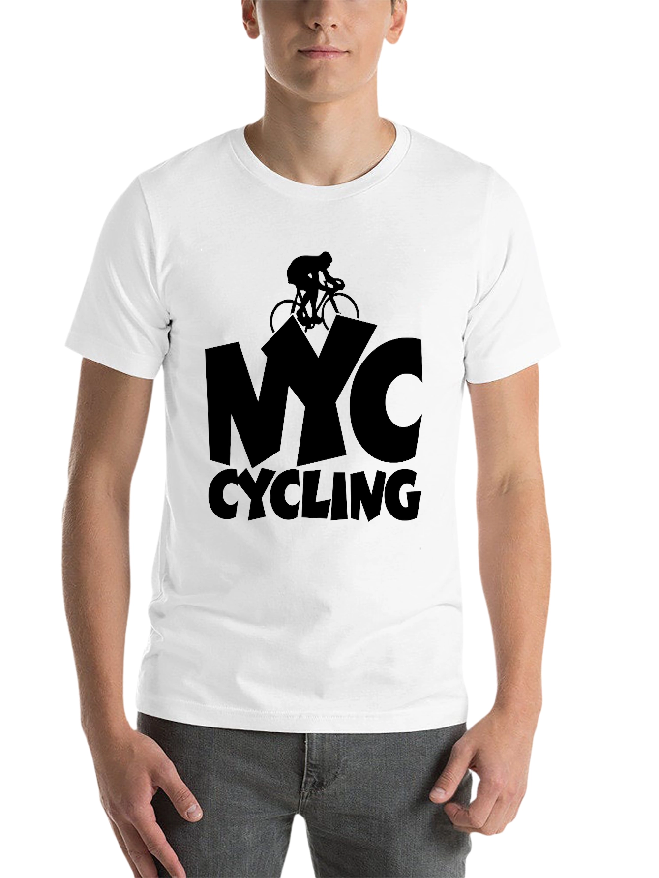 Black NYC Cycling Black T-Shirt view 14