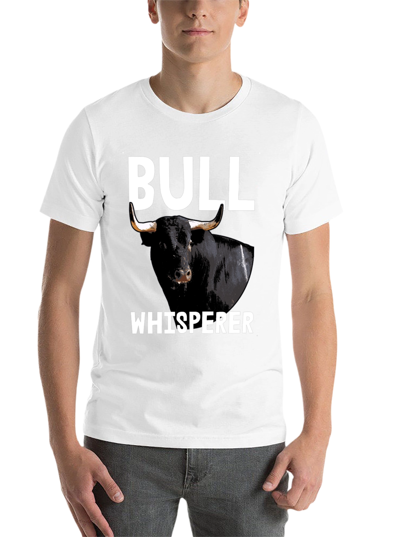 Black Bull Whisperer T-Shirt - Black Graphic Tee view 14
