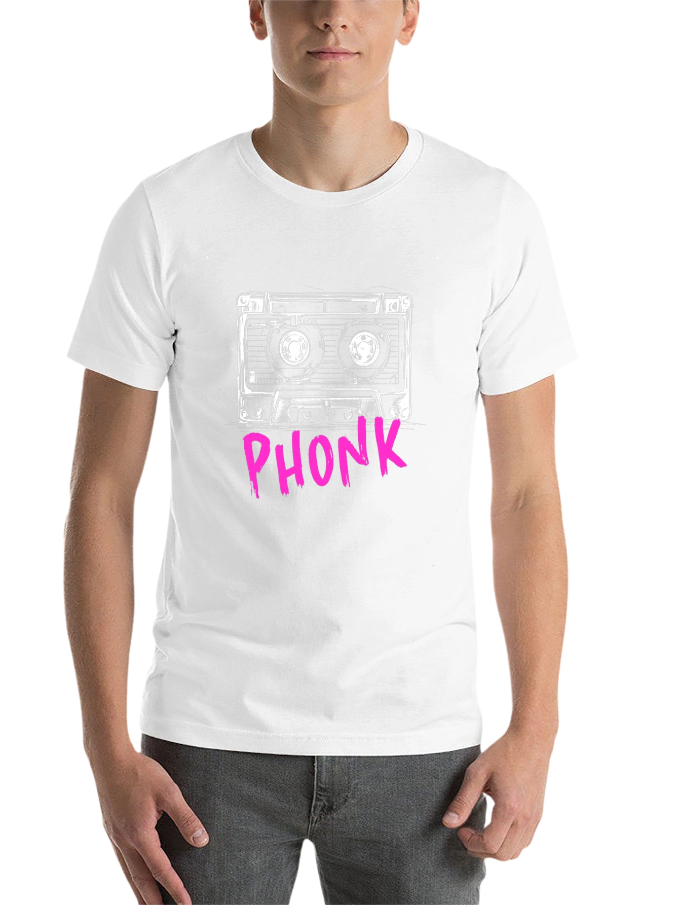 Phonk Cassette Tape Graphic T-Shirt - 14