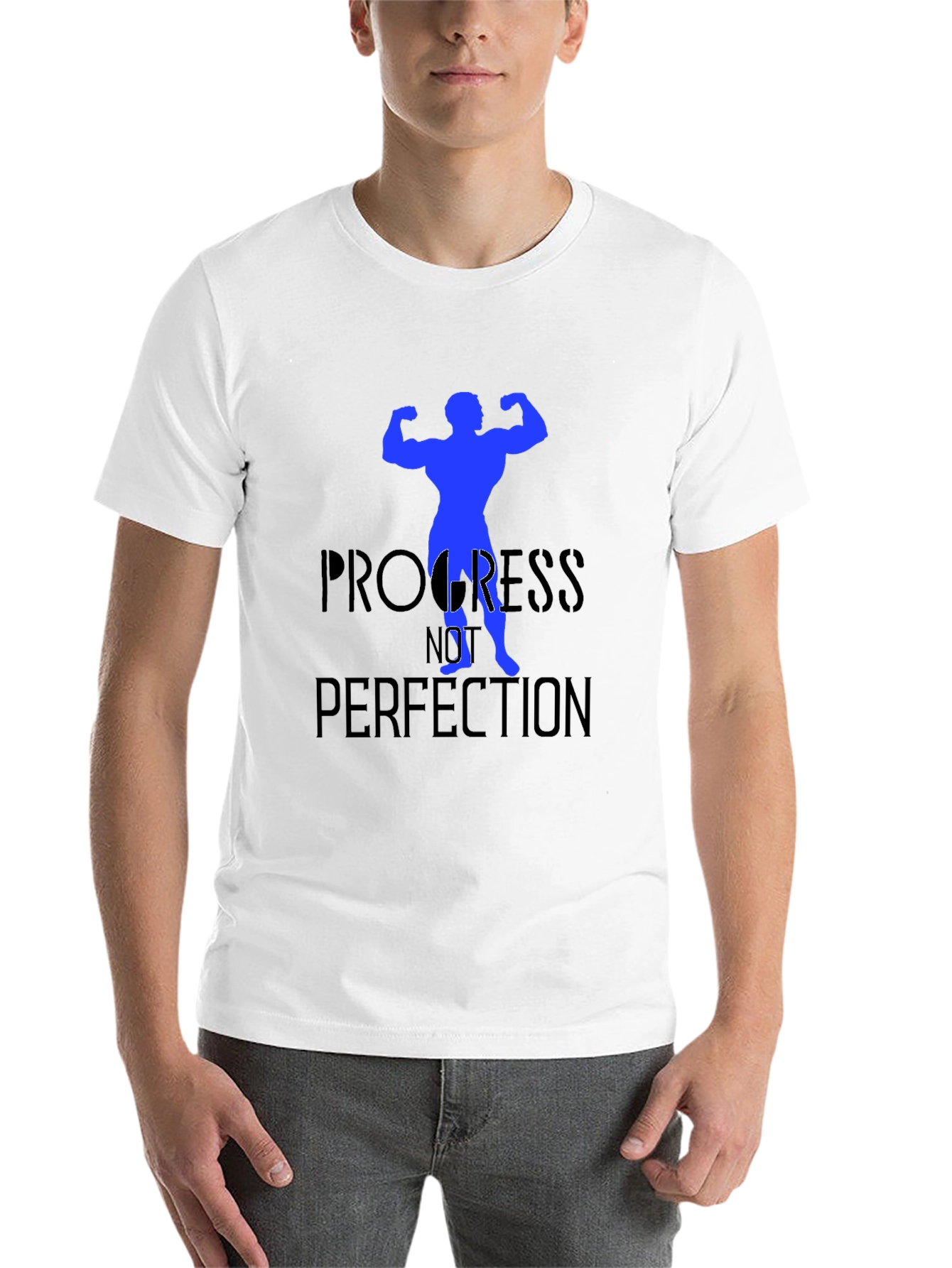 Progress Not Perfection Black T-Shirt - 14